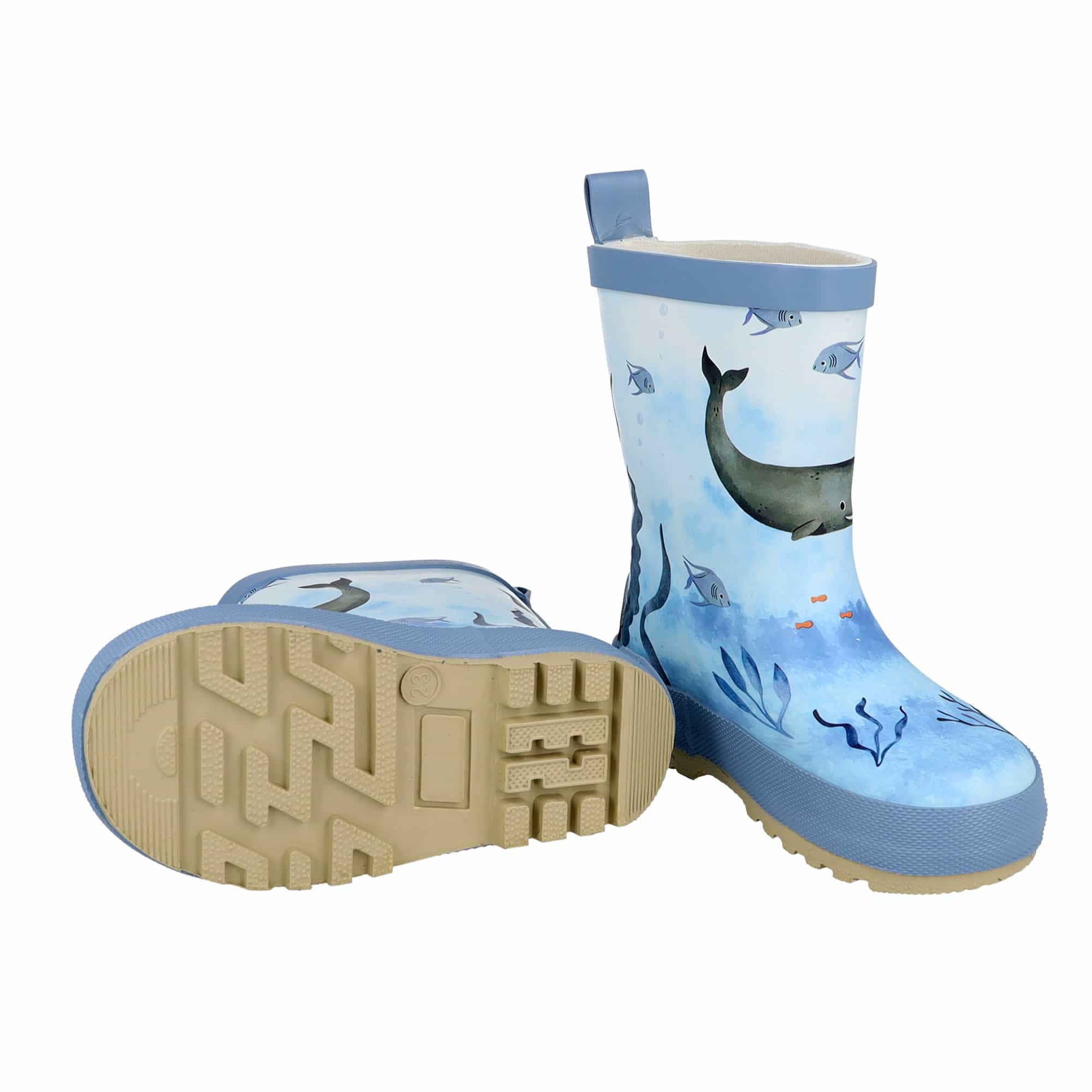 Gummistiefel, MaxiMo, Blau – Besonderheit: Futter aus 35% Baumwolle