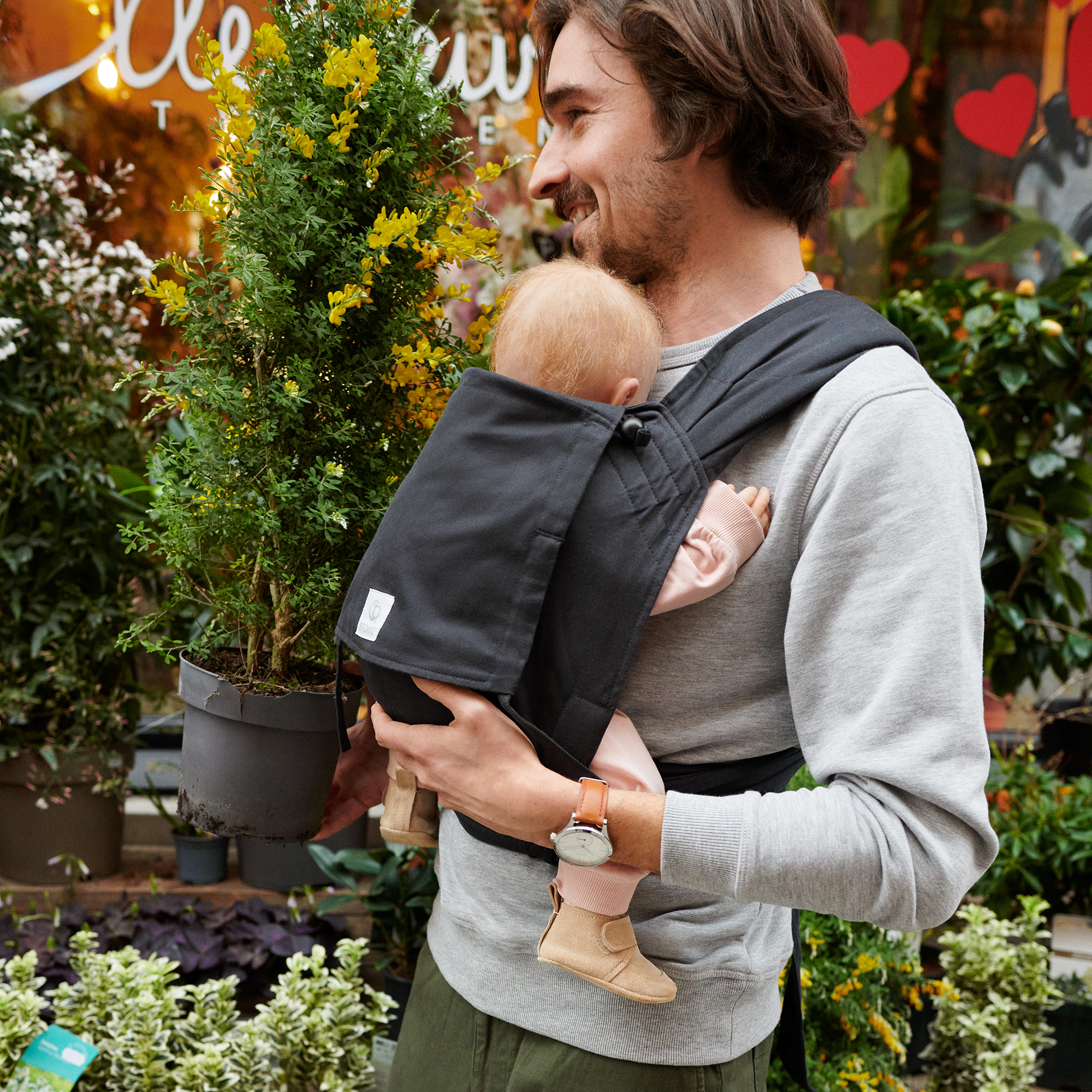 Babytragen, STOKKE, Schwarz – Produktansicht