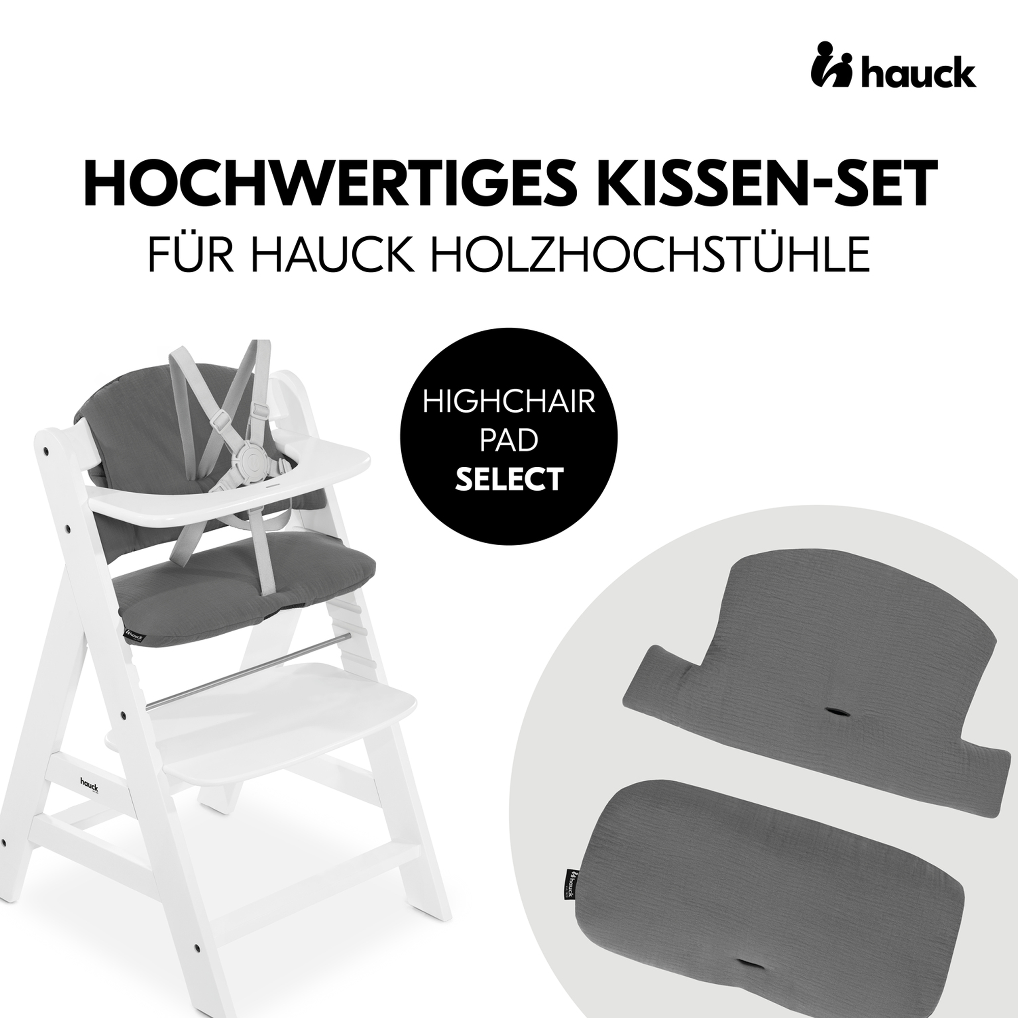 Hochstuhl Zubehör, hauck, Grau – Produktansicht