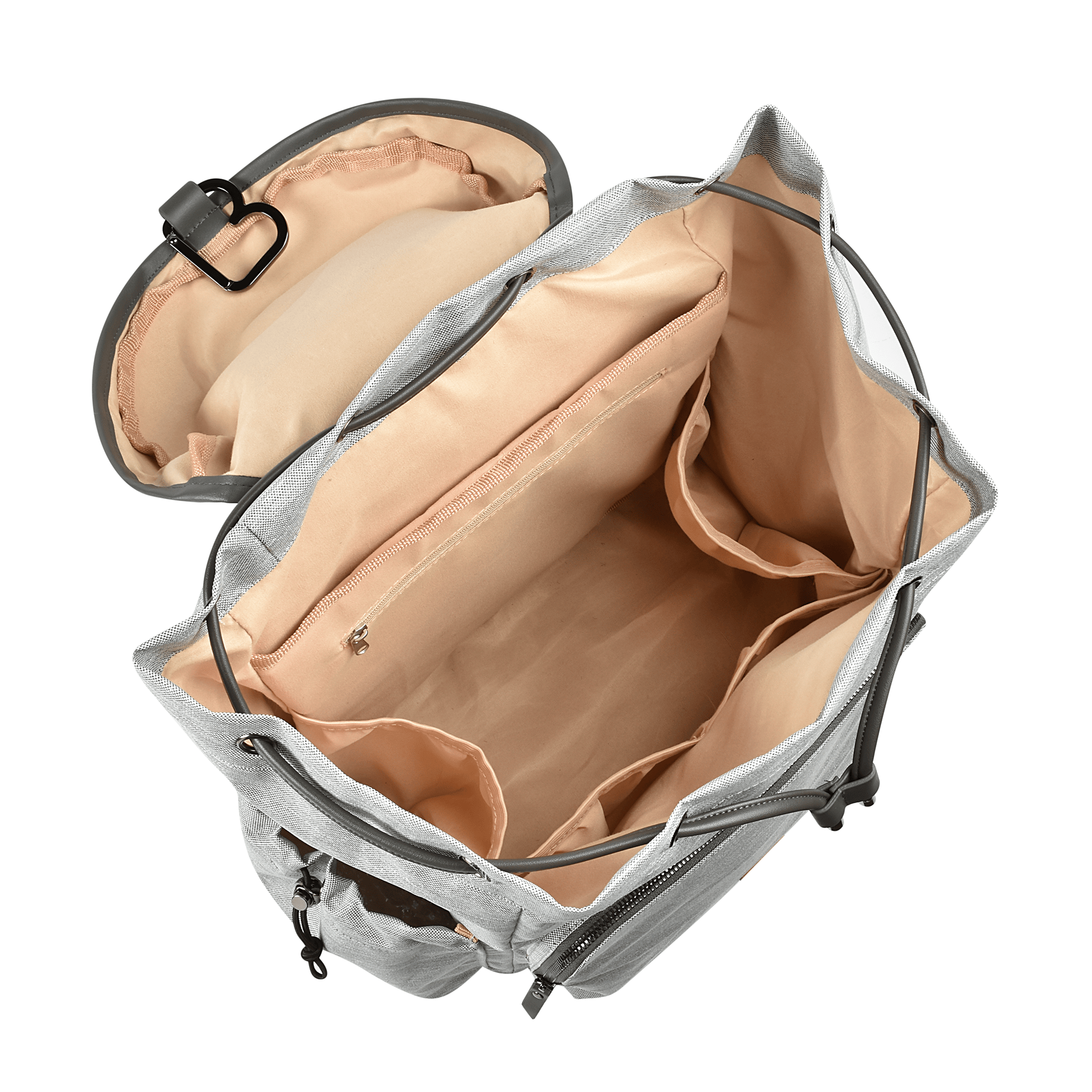 Wickelrucksäcke, BÈABA, Grau – Produktansicht