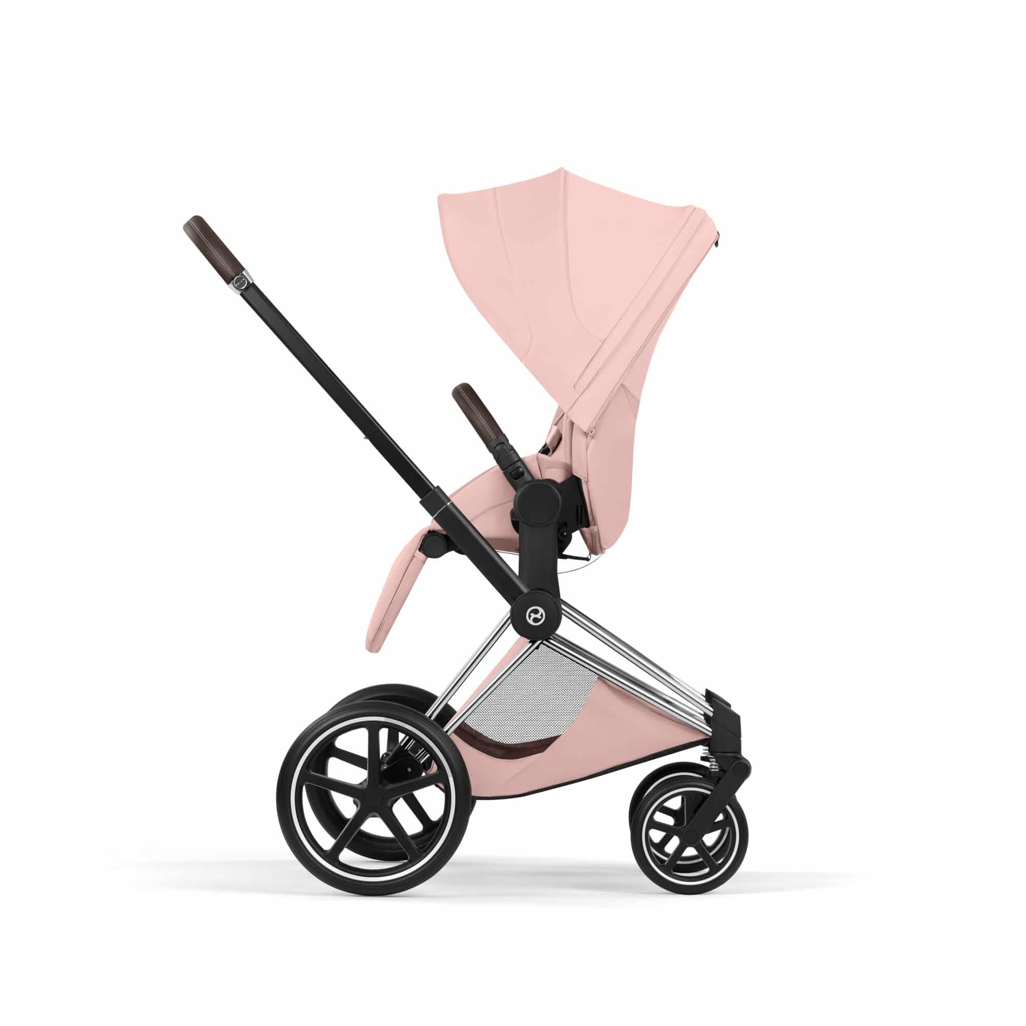 Sportsitze, cybex PLATINUM, Pink – Besonderheit: wendbare Sitzeinheit ermöglicht Blickkontakt zu den Eltern oder neugierige Blicke in die Welt