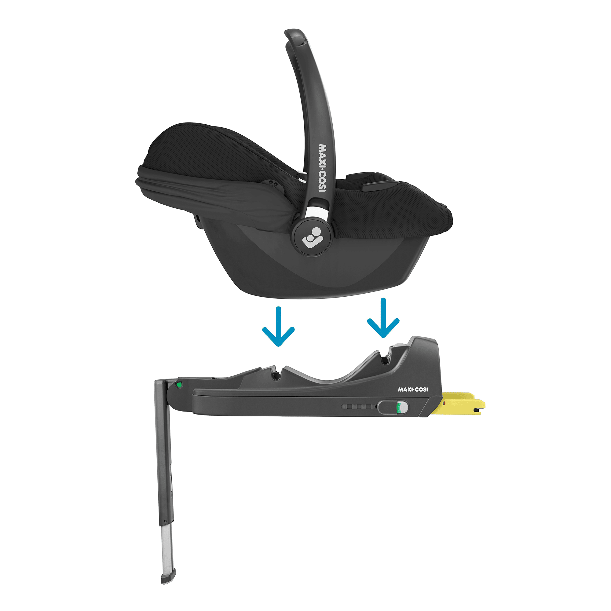 Babyschalen 0-13 kg, Gruppe 0+, MAXI-COSI, Schwarz – Produktansicht