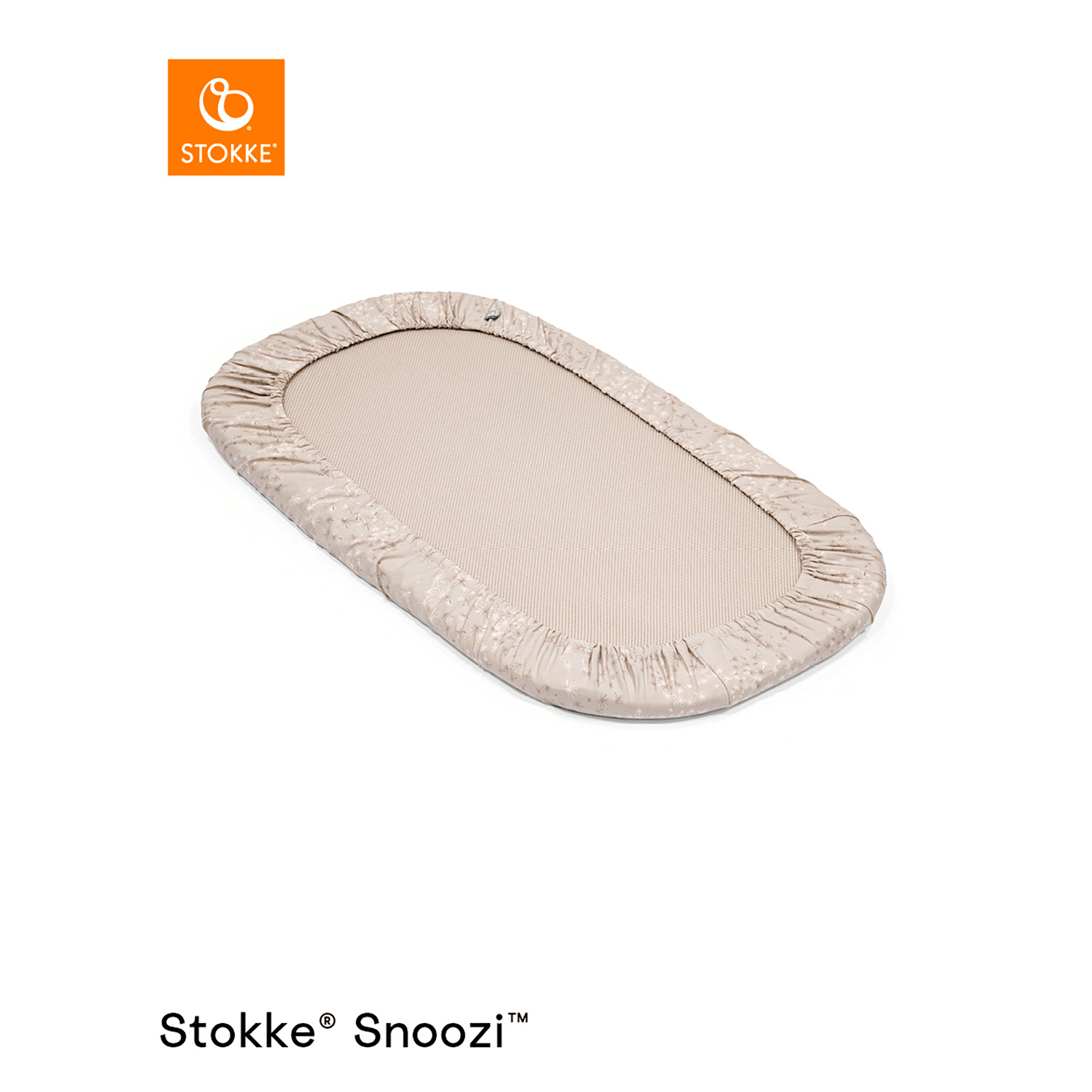 Spannbettlaken, STOKKE, Mehrfarbig – Produktansicht
