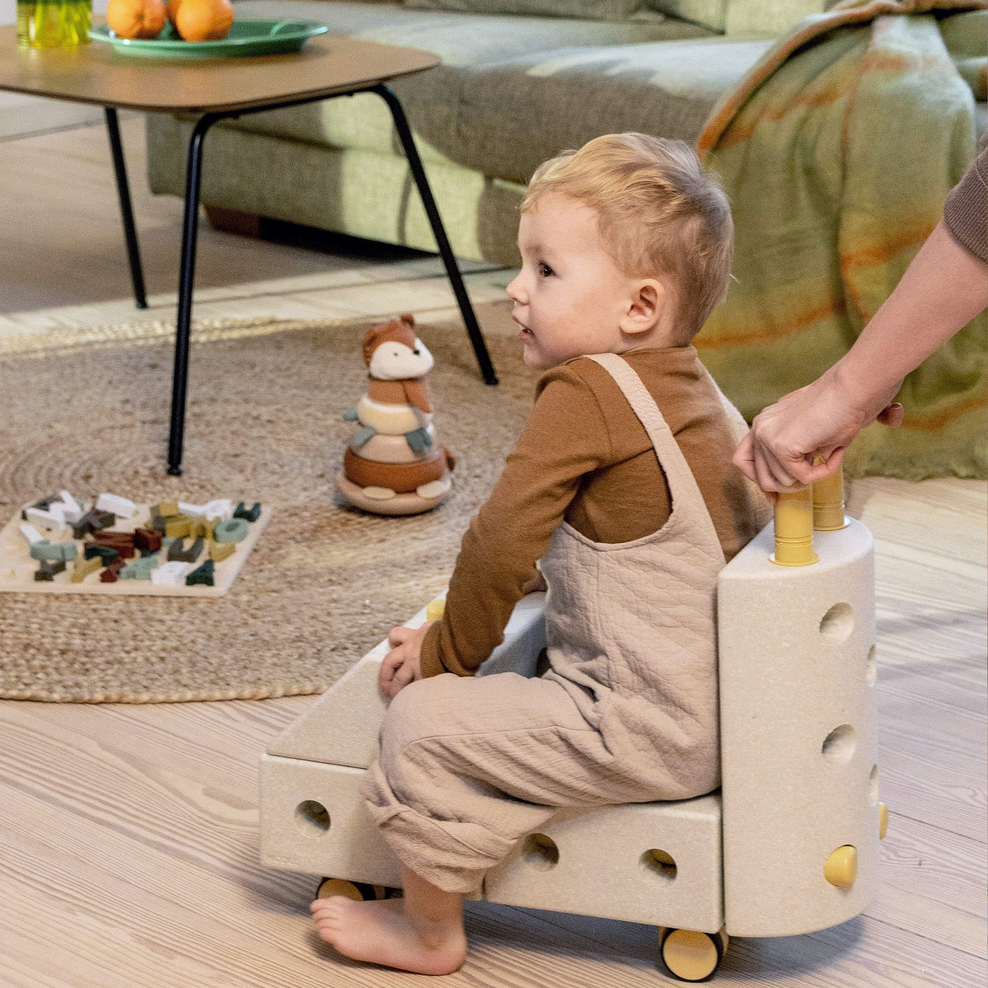 Schaumstoff Bausteine, MODU, Beige – Produktansicht