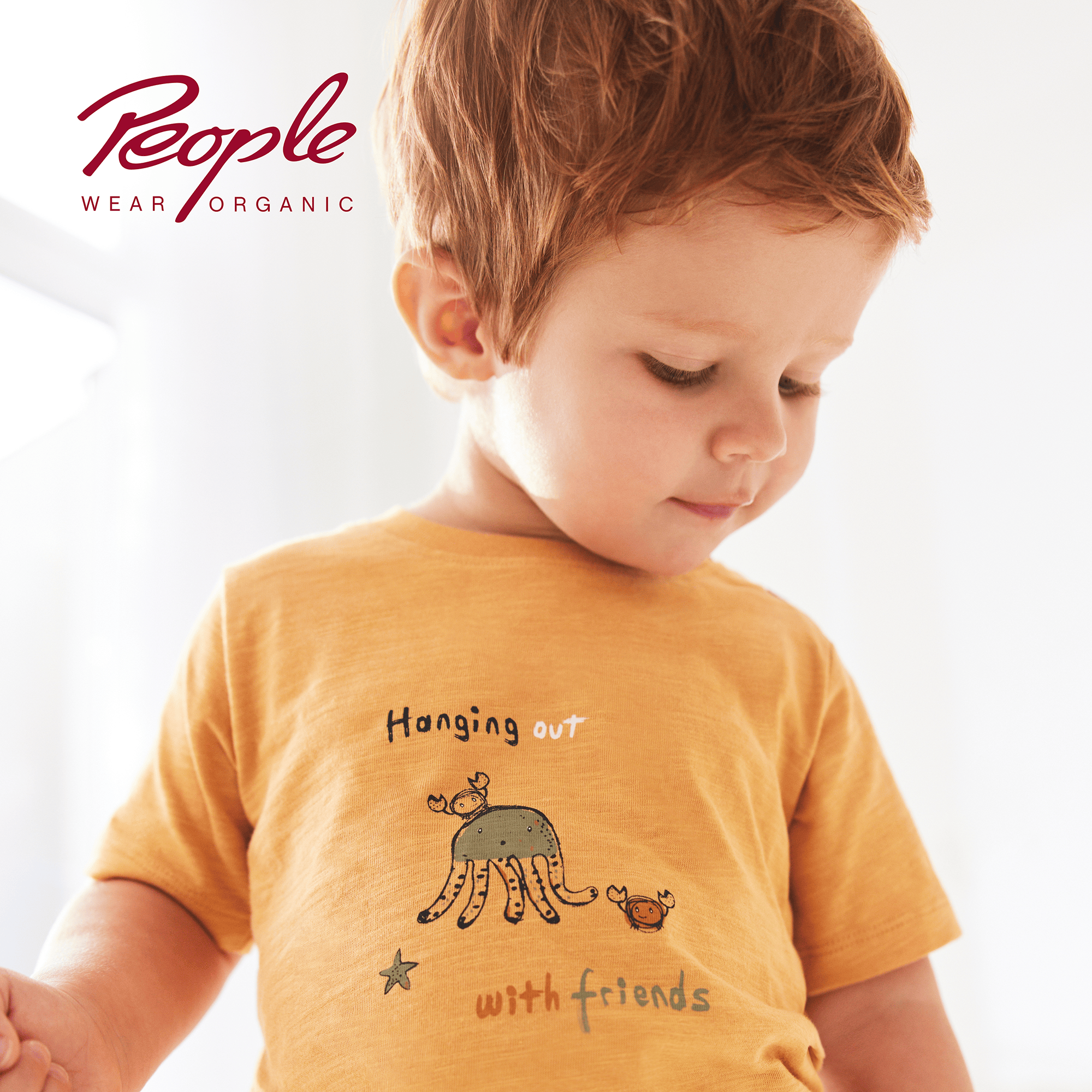Kurzarmshirts, People Wear Organic - o – Produktansicht