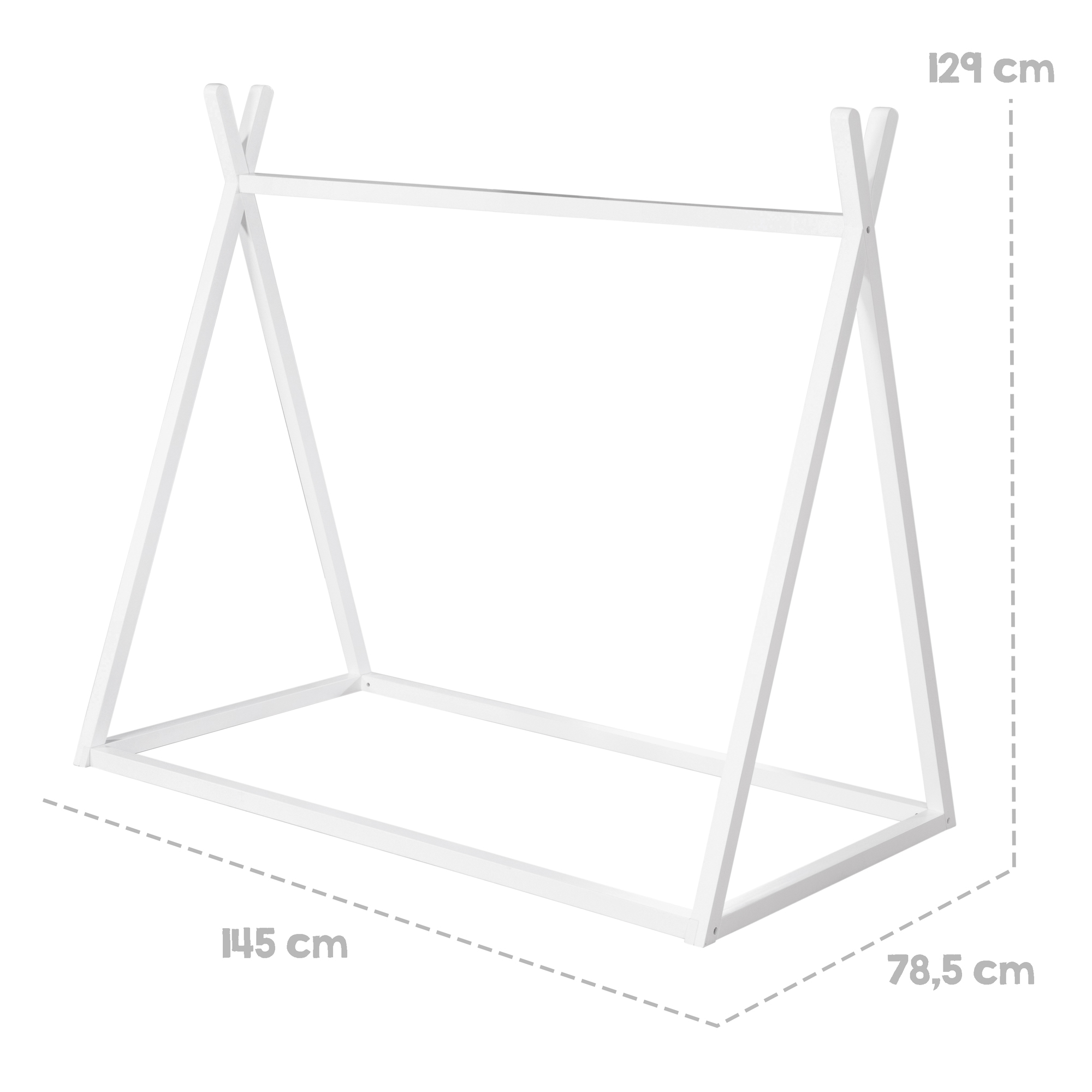 Hausbett, roba, Weiß – Produktansicht