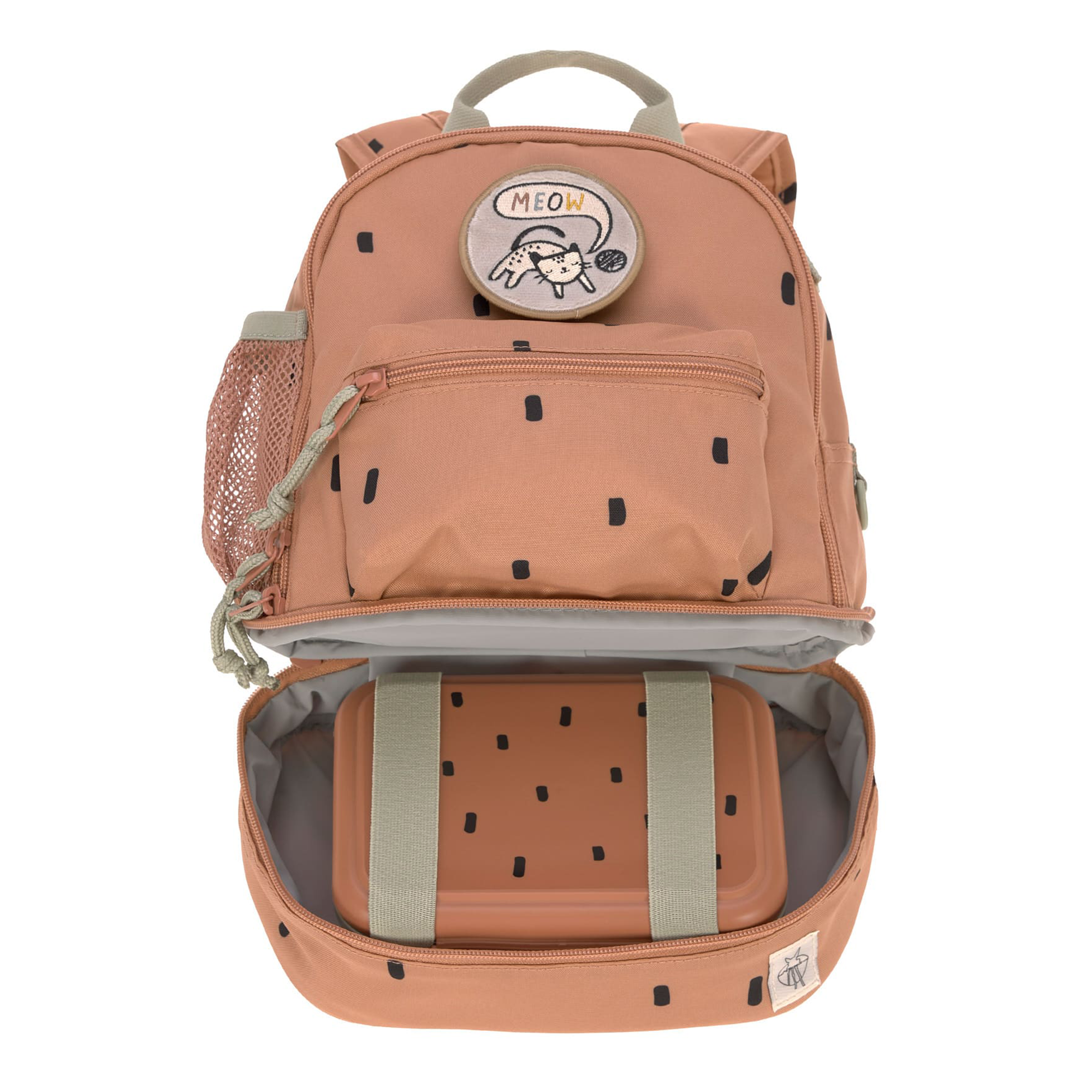 Kinderrucksäcke, LÄSSIG, Beige – Produktansicht