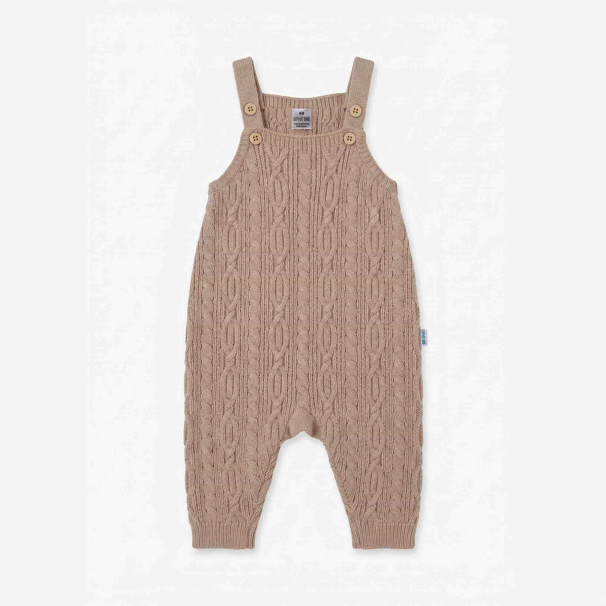 Latzhosen, LITTLE ONE, Beige – Produktansicht