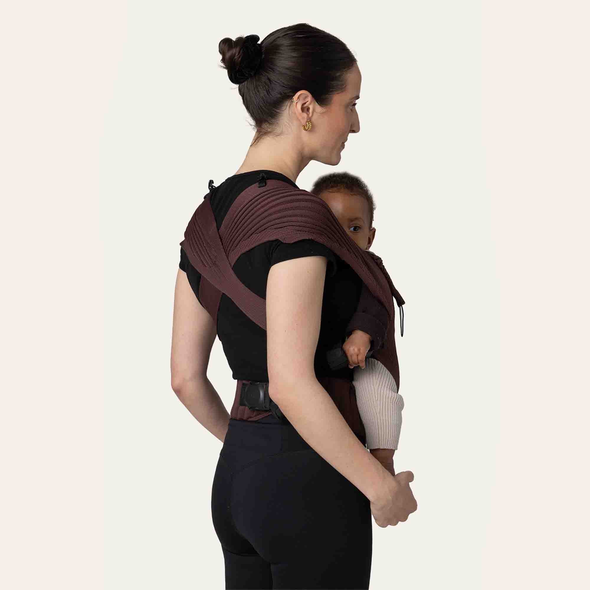 Babytragen, FLYBABY, Braun – Produktansicht