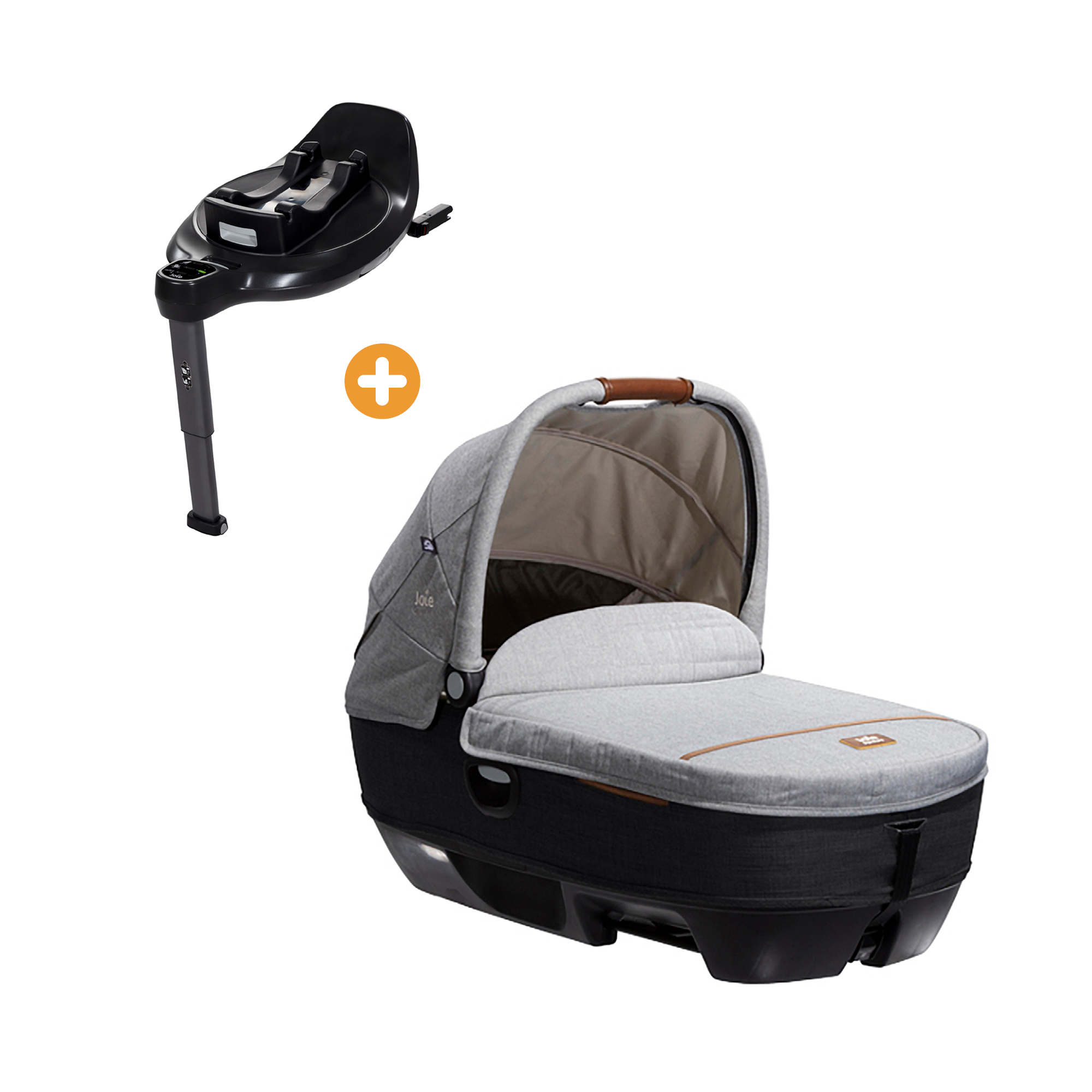 Babyschalen 0-13 kg, Gruppe 0+, Joie signature, Grau – Produktansicht