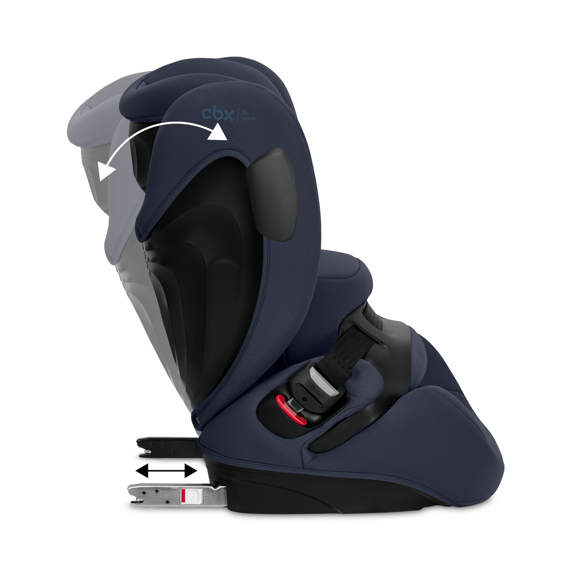 Kindersitze 9-36 kg, Gruppe 1/2/3, cbx by cybex, Blau – Produktansicht