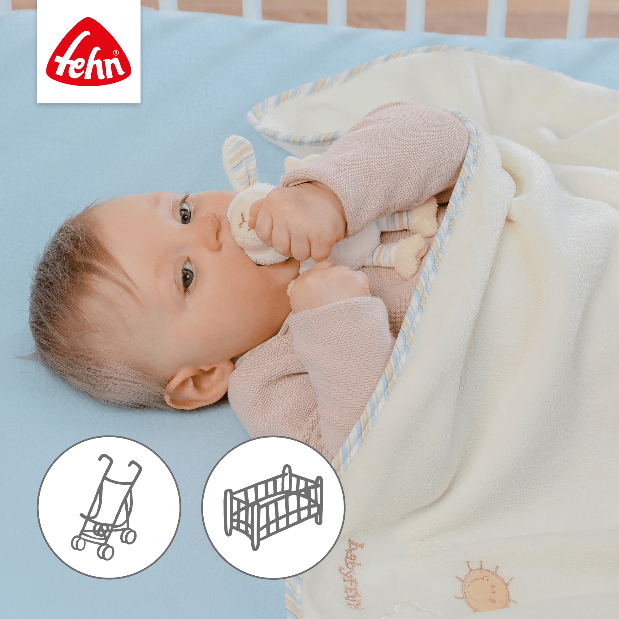 Kuscheldecken, fehn, Mehrfarbig – Produktansicht