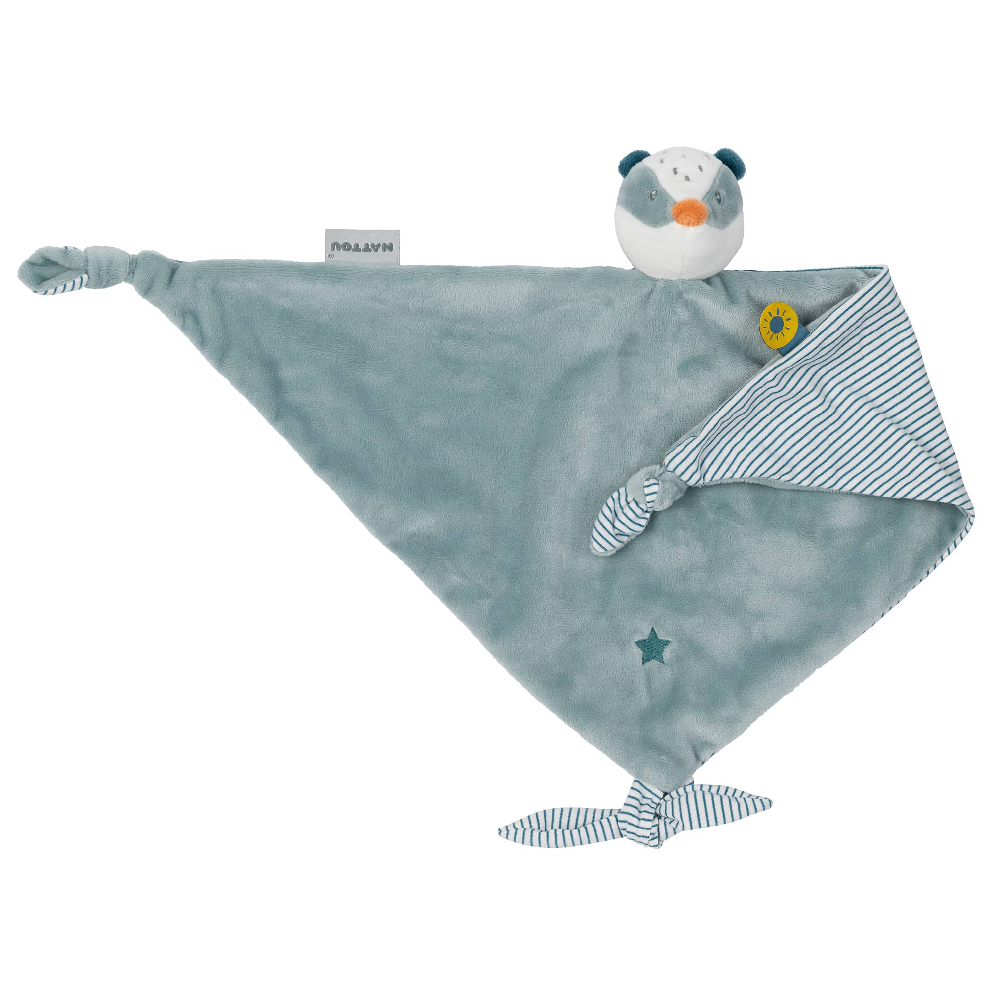 Schmusetücher, Nattou, Blau – Besonderheit: ideal zum Schmusen und Greifen