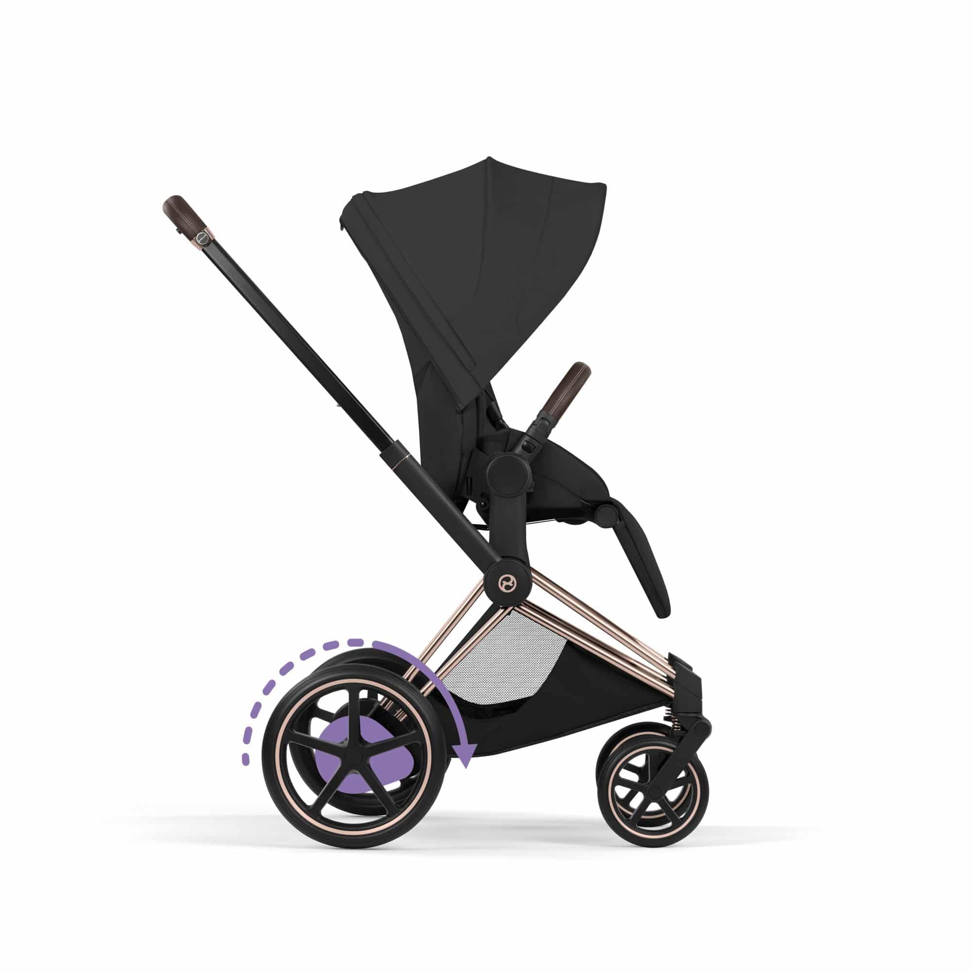 Kombi-Kinderwagen, cybex PLATINUM, Pink – Produktansicht