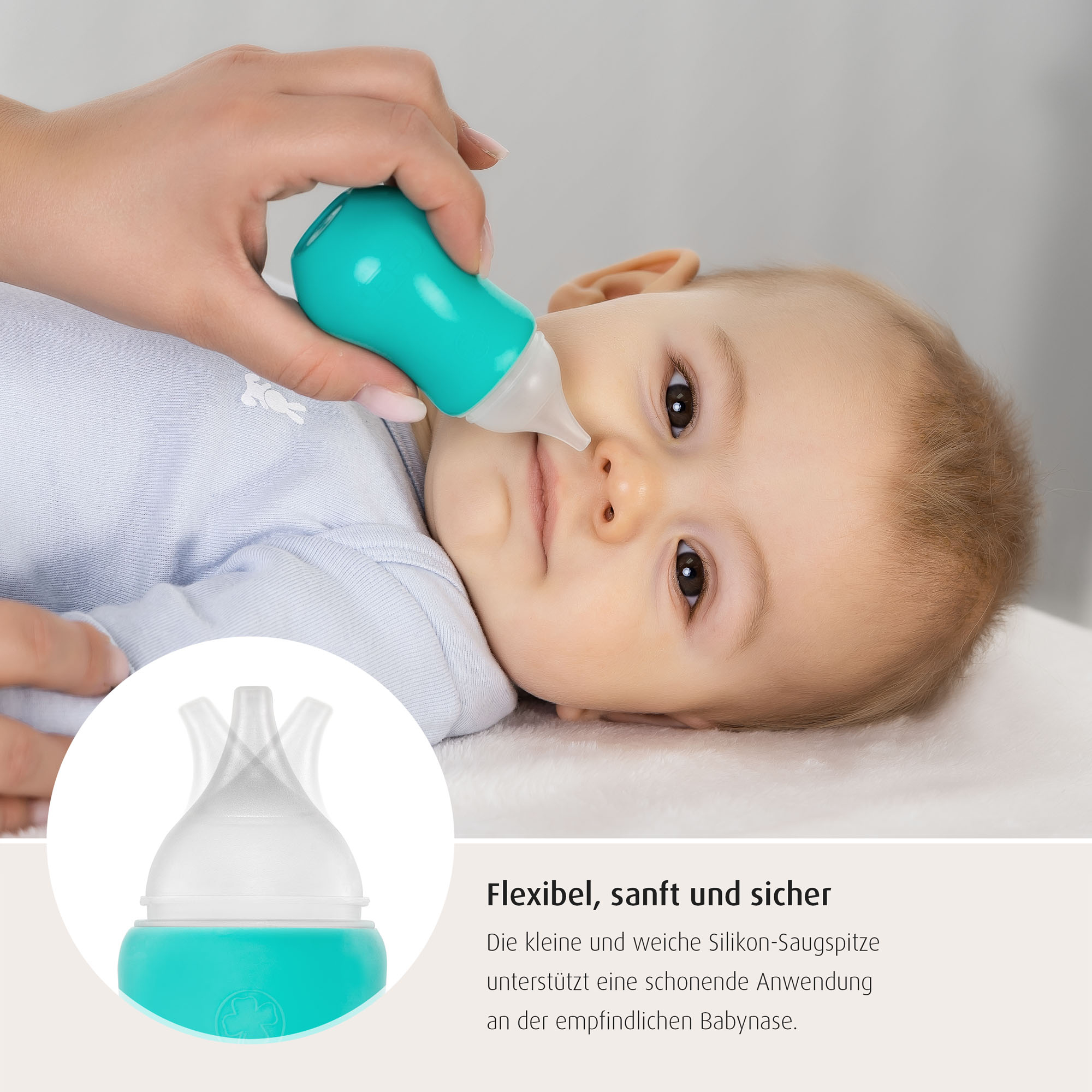 Nasensauger, reer, Blau – Produktansicht