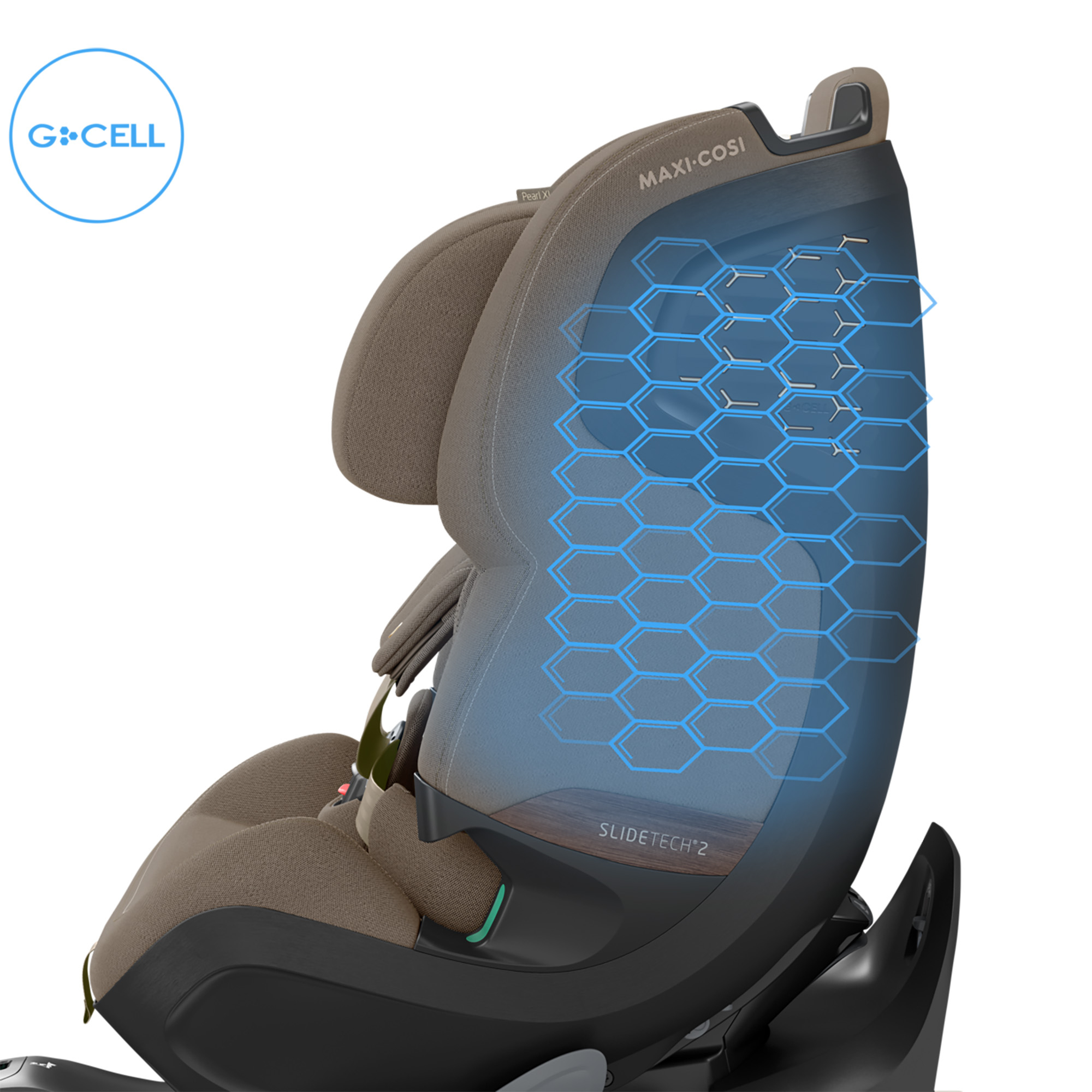 Kindersitze 9-36 kg, Gruppe 1/2/3, MAXI-COSI Premium, Beige – Produktansicht
