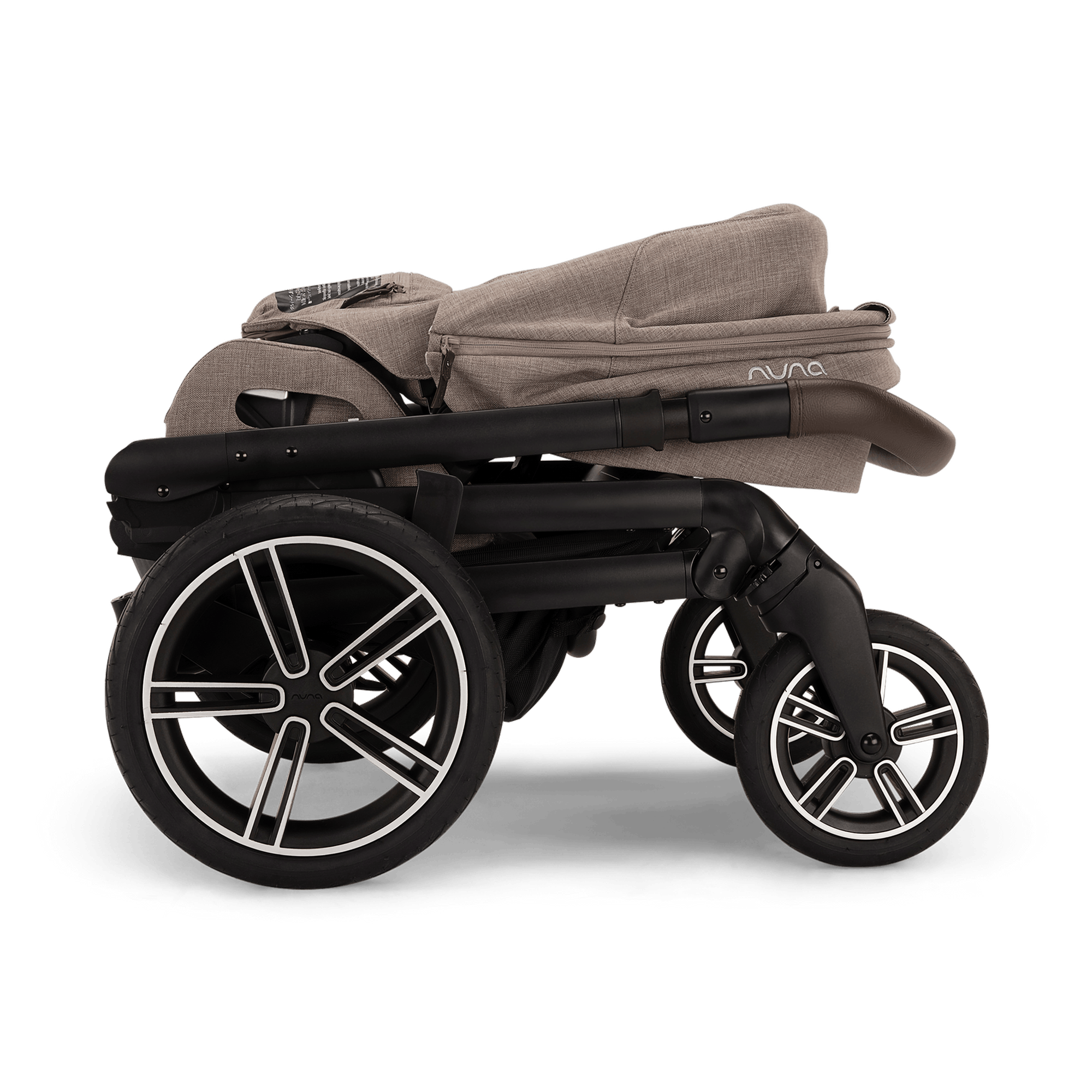 Kombi-Kinderwagen, nuna, Braun – Produktansicht