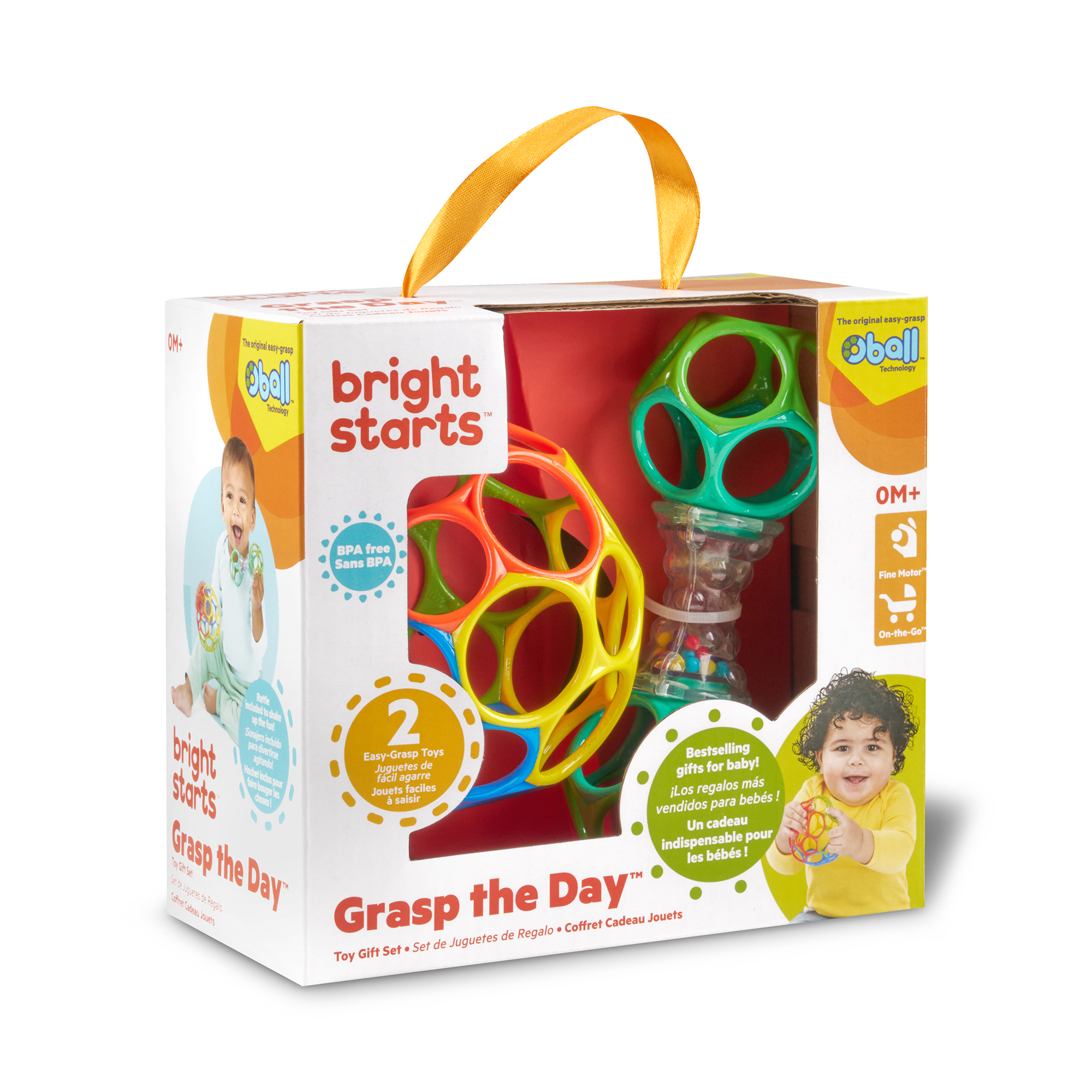 Rasseln & Greiflinge, BrightStarts, Mehrfarbig – Produktansicht