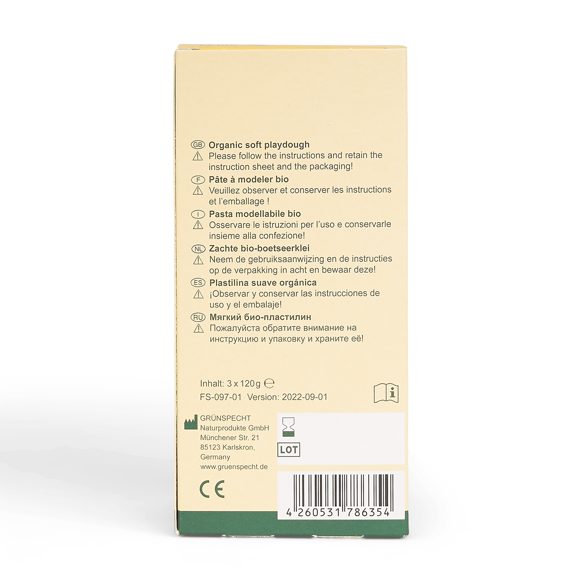 Malen & Kneten, GRÜNSPECHT, Mehrfarbig – Produktansicht