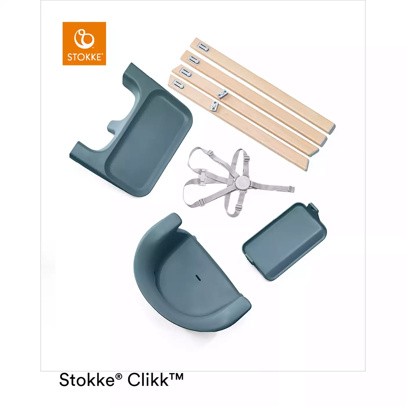 Treppenhochstühle, STOKKE, Blau – Produktansicht