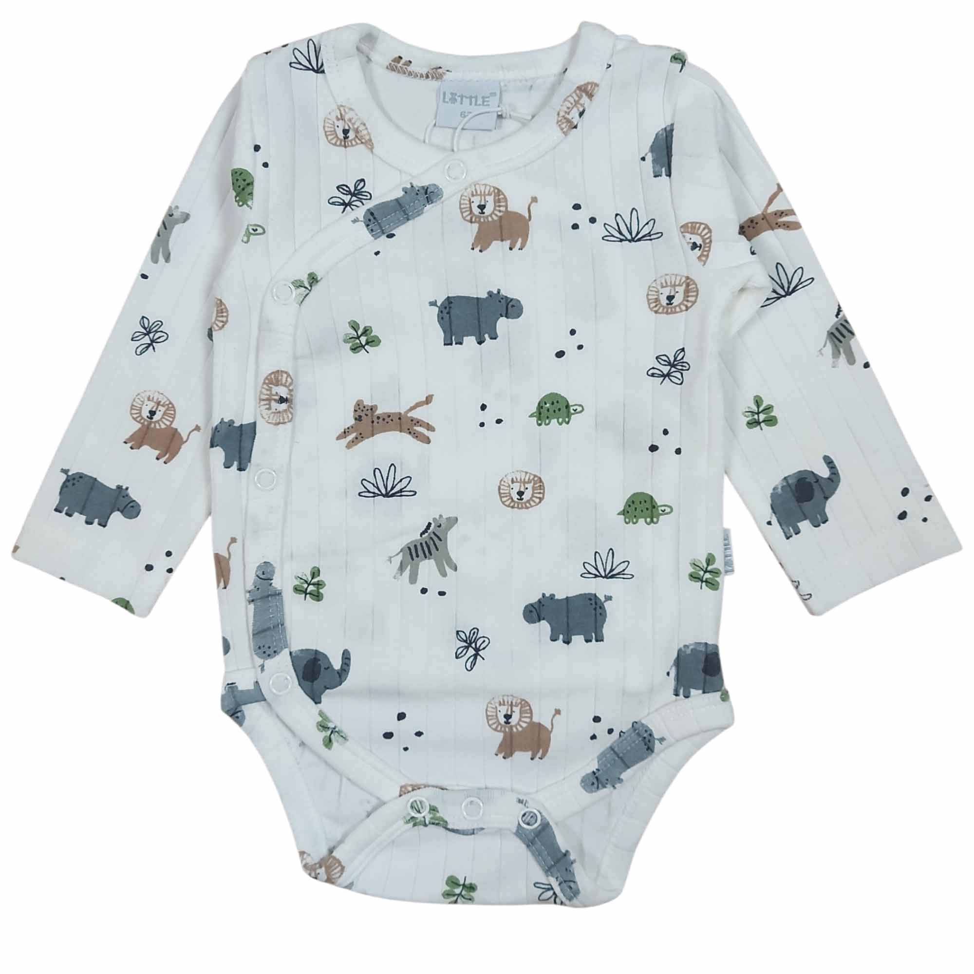Wickelbodys, LITTLE, Weiß – Besonderheit: aus 100% Baumwolle