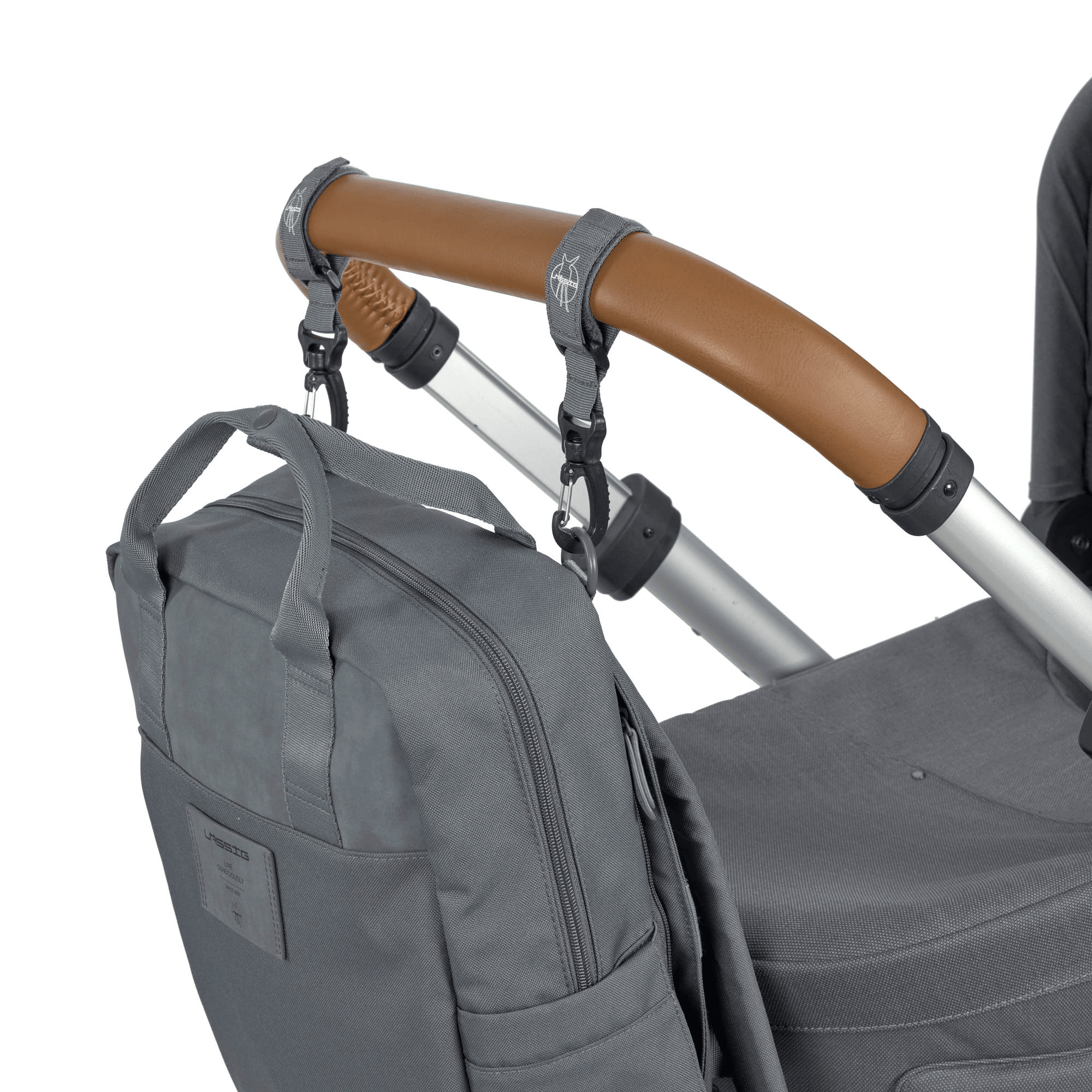 Wickelrucksäcke, LÄSSIG, Grau – Produktansicht