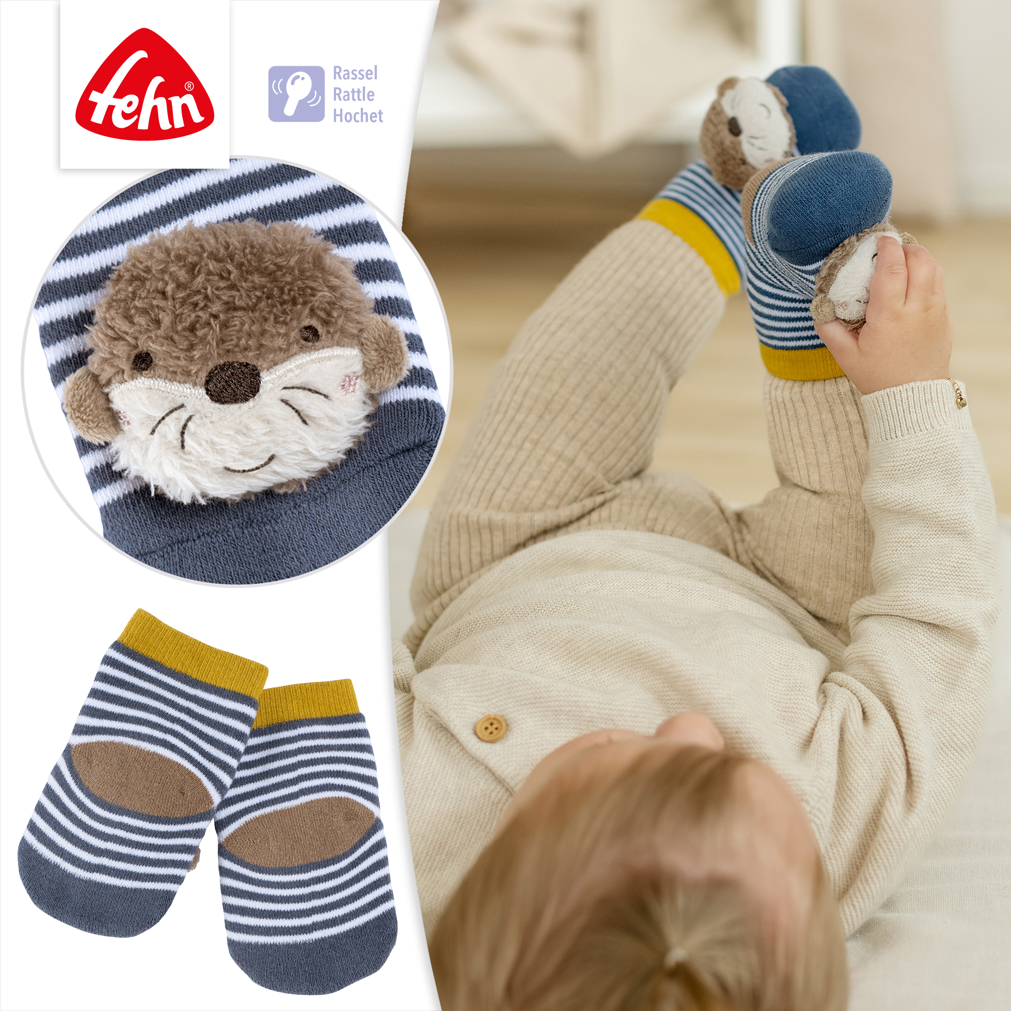 Socken & Strumpfhosen, fehn, Mehrfarbig – Produktansicht