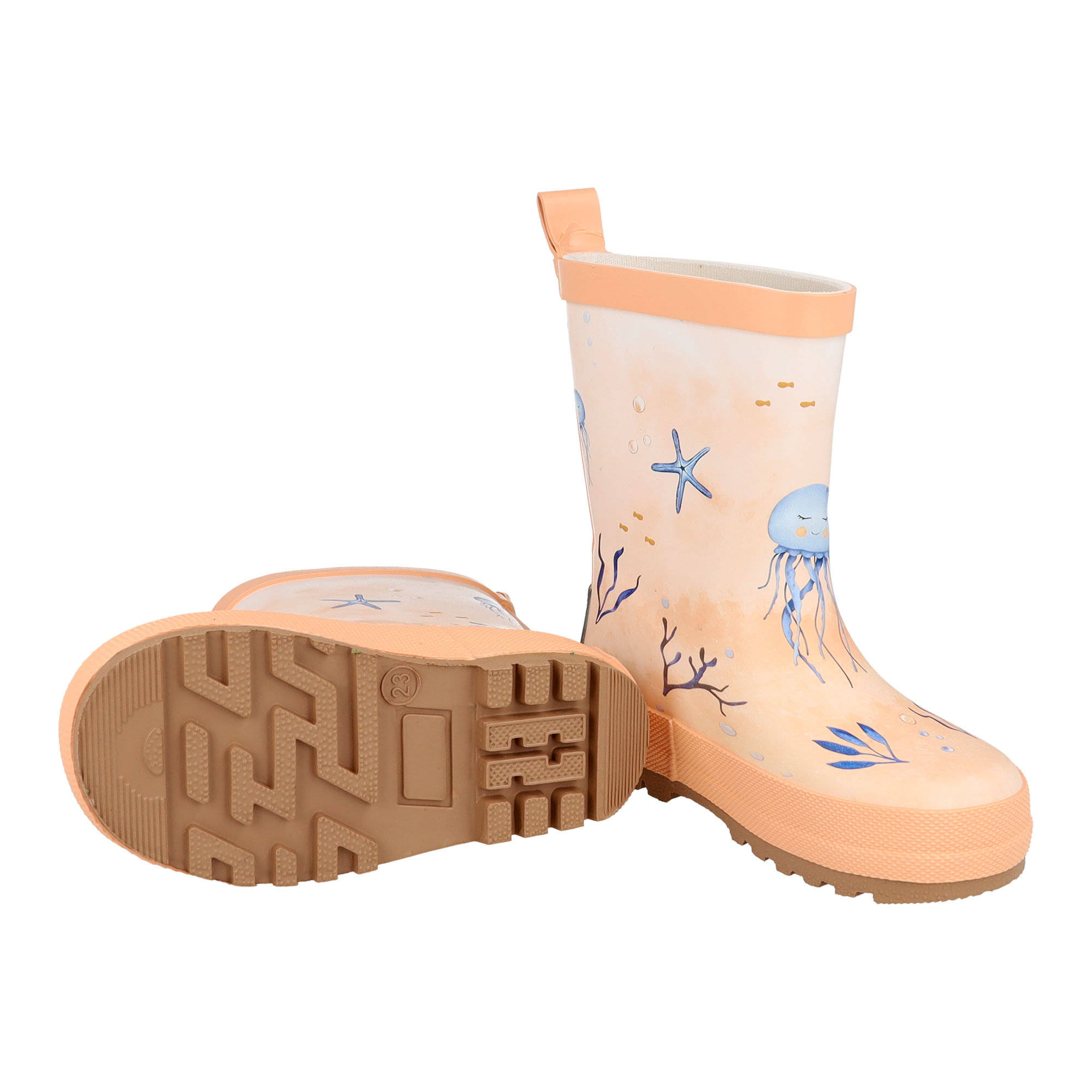 Gummistiefel, MaxiMo, Pink – Besonderheit: Futter aus 35% Baumwolle