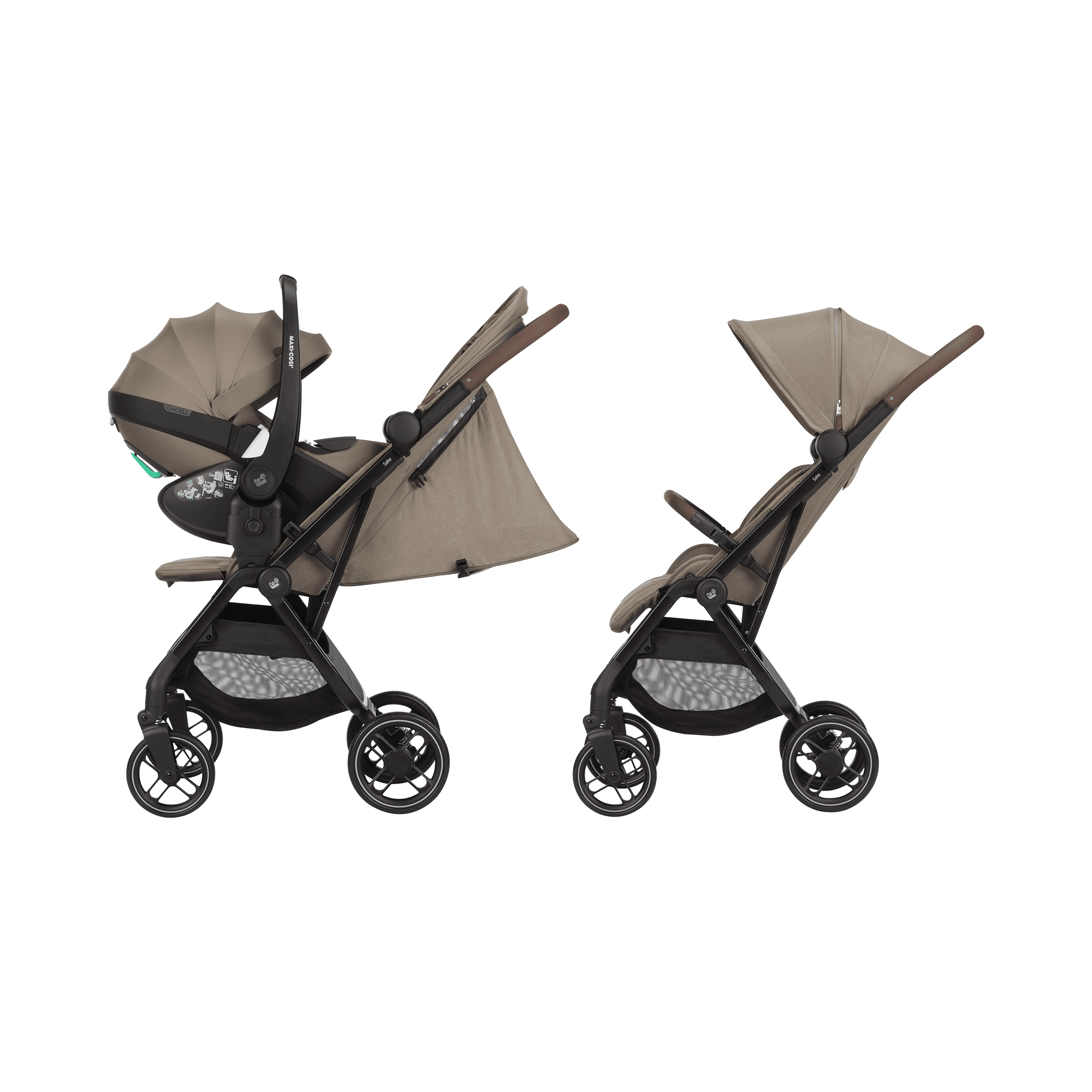 Sportwagen, MAXI-COSI Premium, Beige – Produktansicht