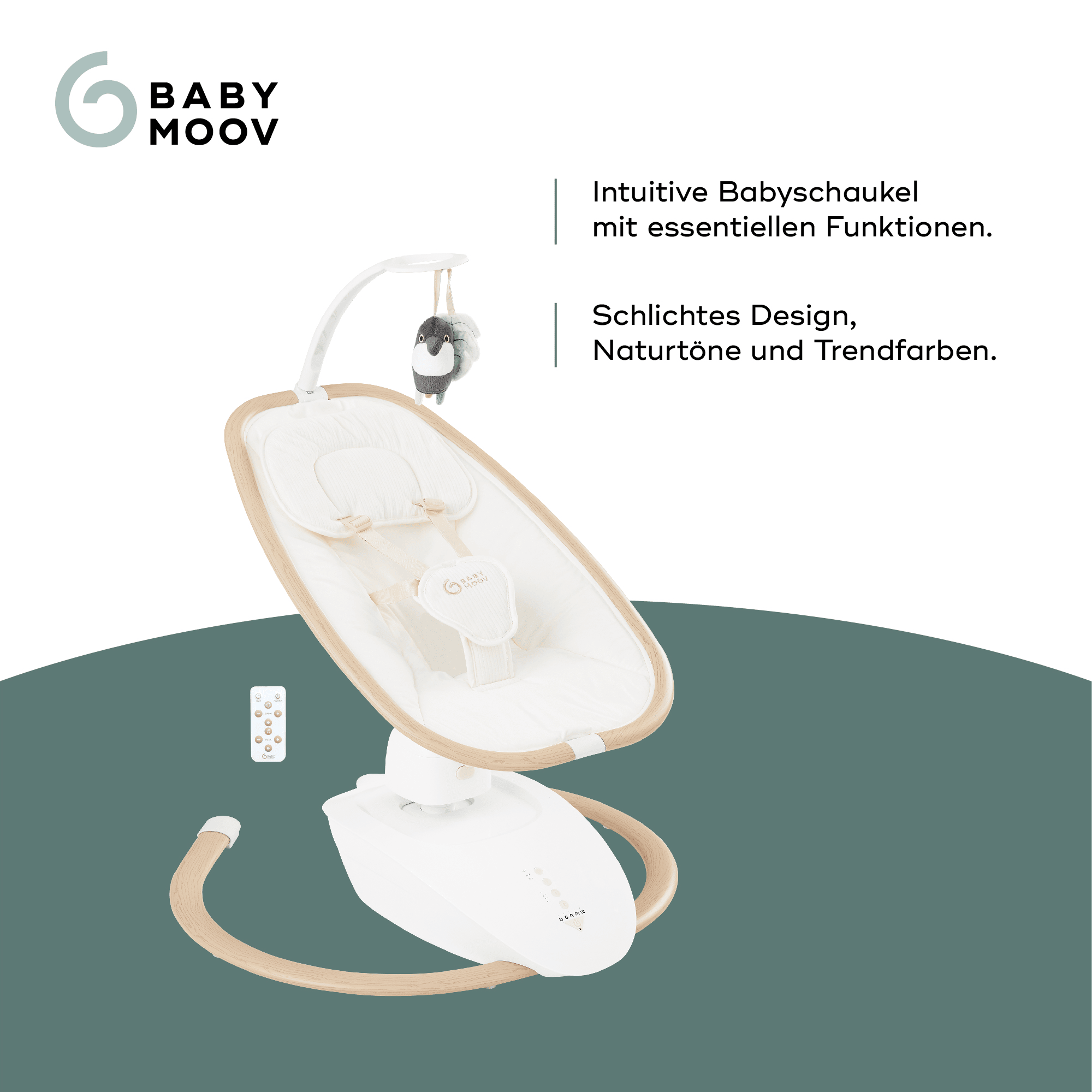 Schaukeln, babymoov, Beige – Produktansicht