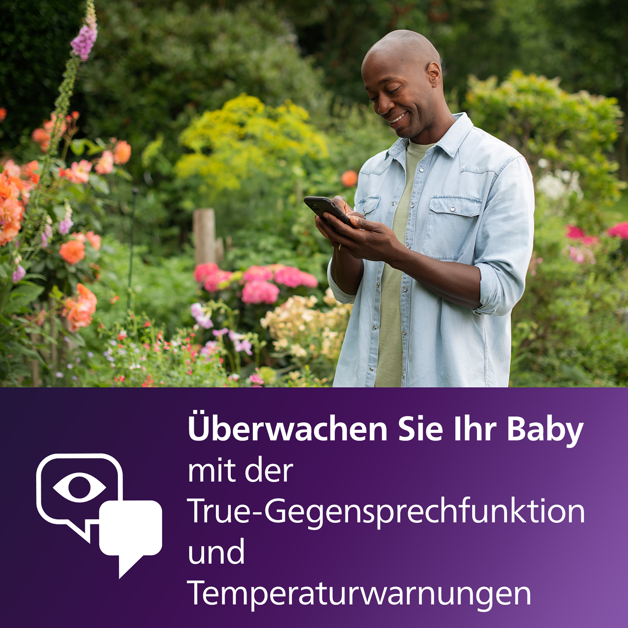 Video Babyphone, PHILIPS AVENT, Weiß – Produktansicht