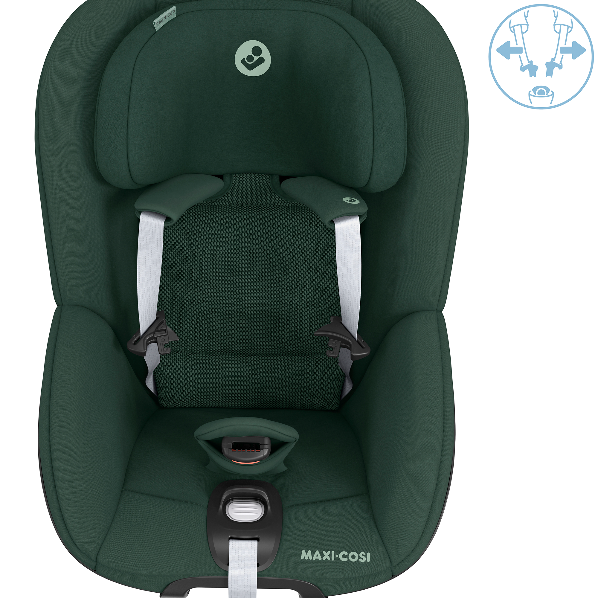 Kindersitze 9-18 kg, Gruppe 1, MAXI-COSI, Grün – Produktansicht