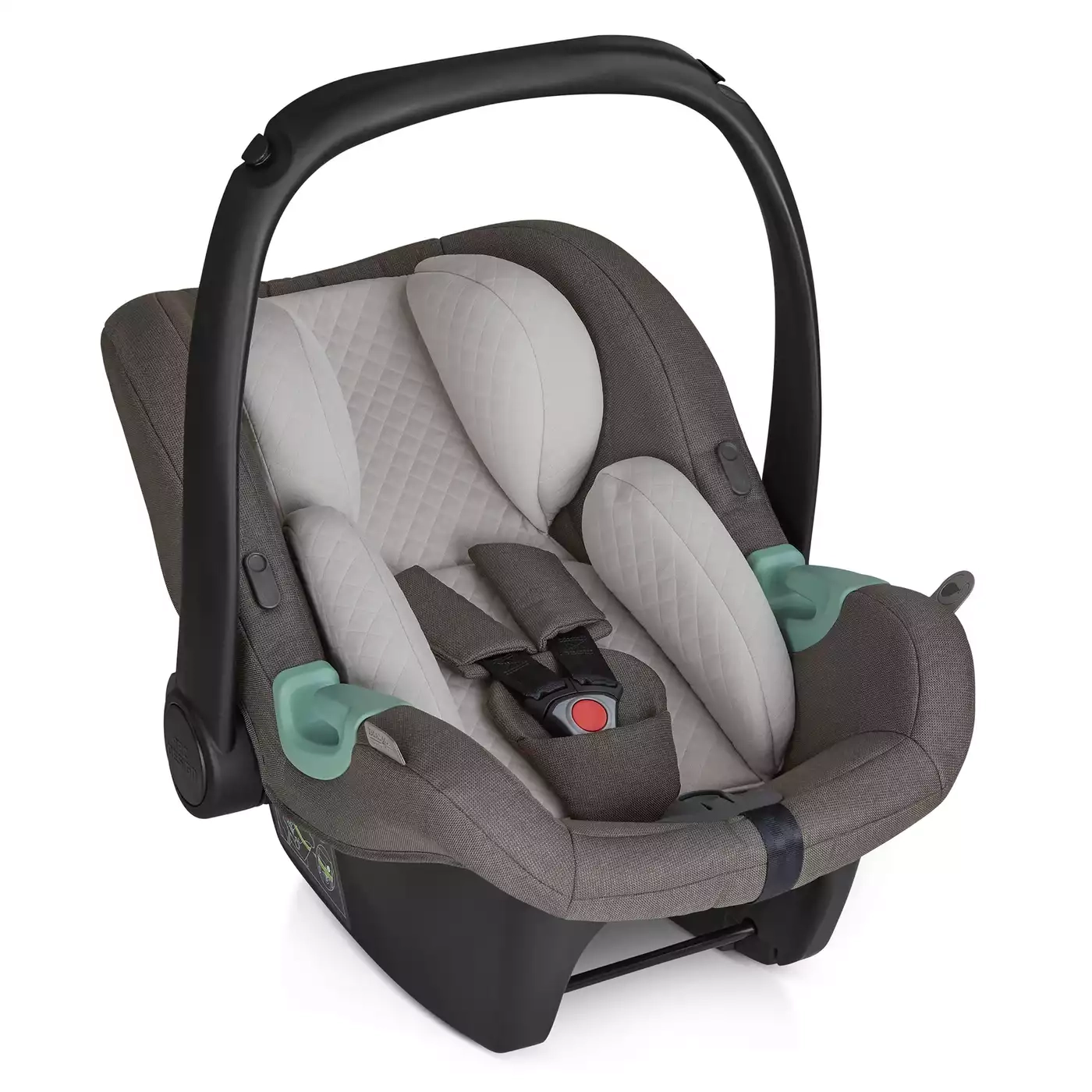 Babyschalen 0-13 kg, Gruppe 0+, ABC DESIGN, Braun – Besonderheit: leichtes Tragen & unkomplizierter Einbau