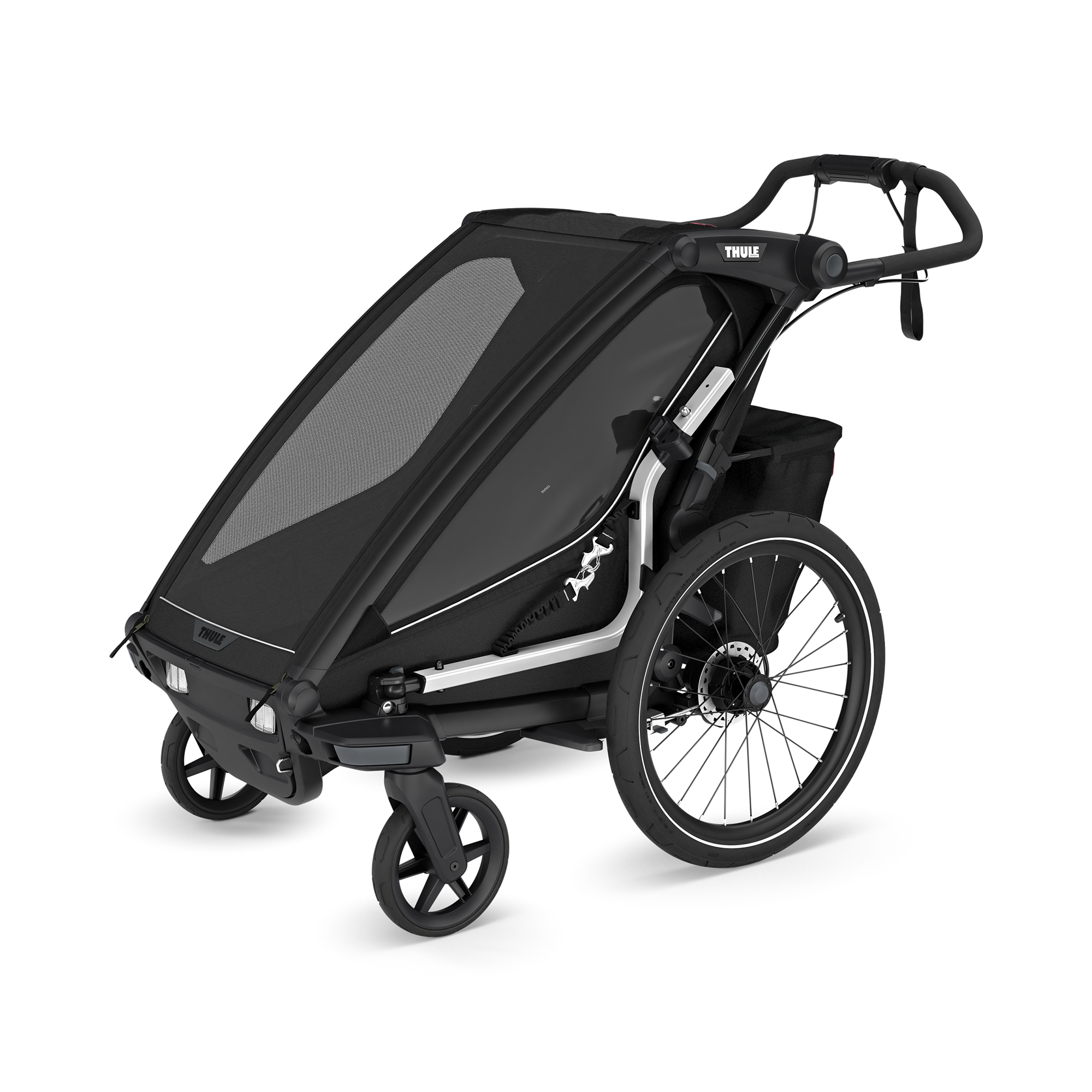 Fahrradanhänger, THULE, Schwarz – Produktansicht