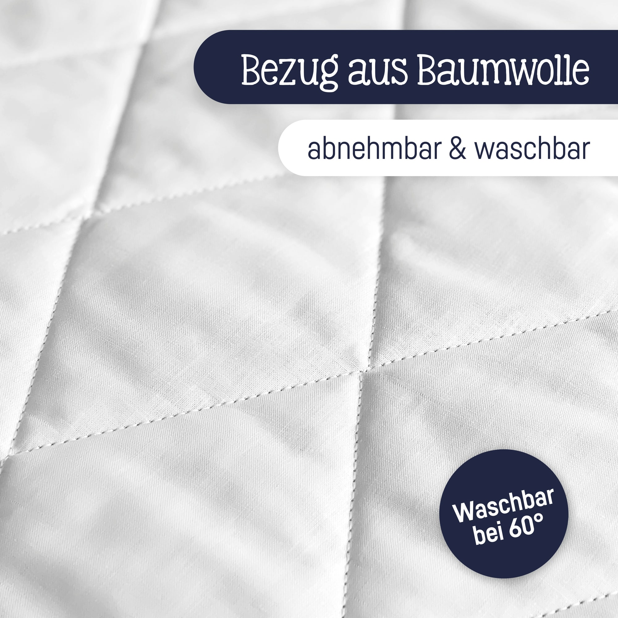 Matratzen 60 x 120 cm, Zöllner, Weiß – Produktansicht
