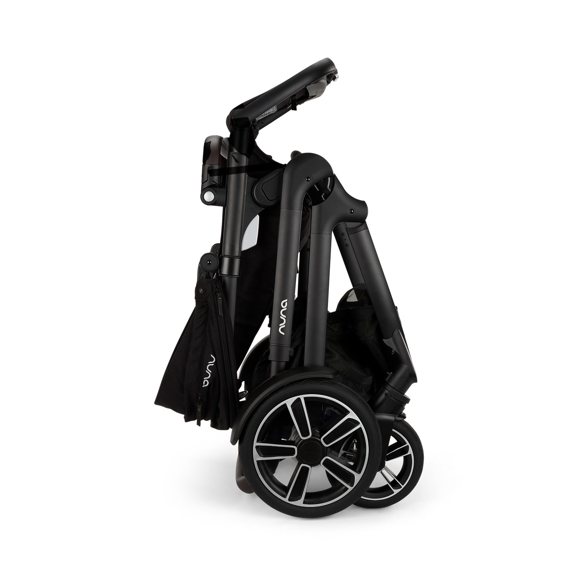 Kombi-Kinderwagen, nuna, Schwarz – Produktansicht