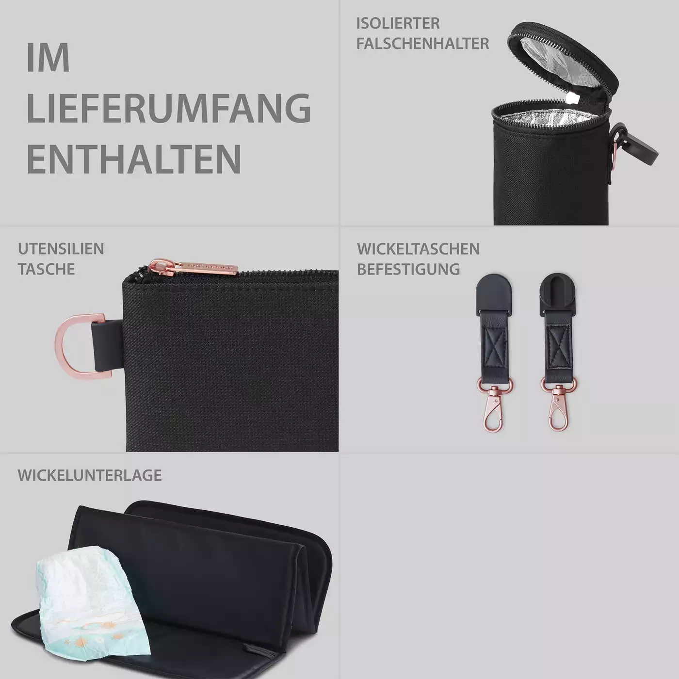 Wickelrucksäcke, ABC DESIGN – Produktansicht