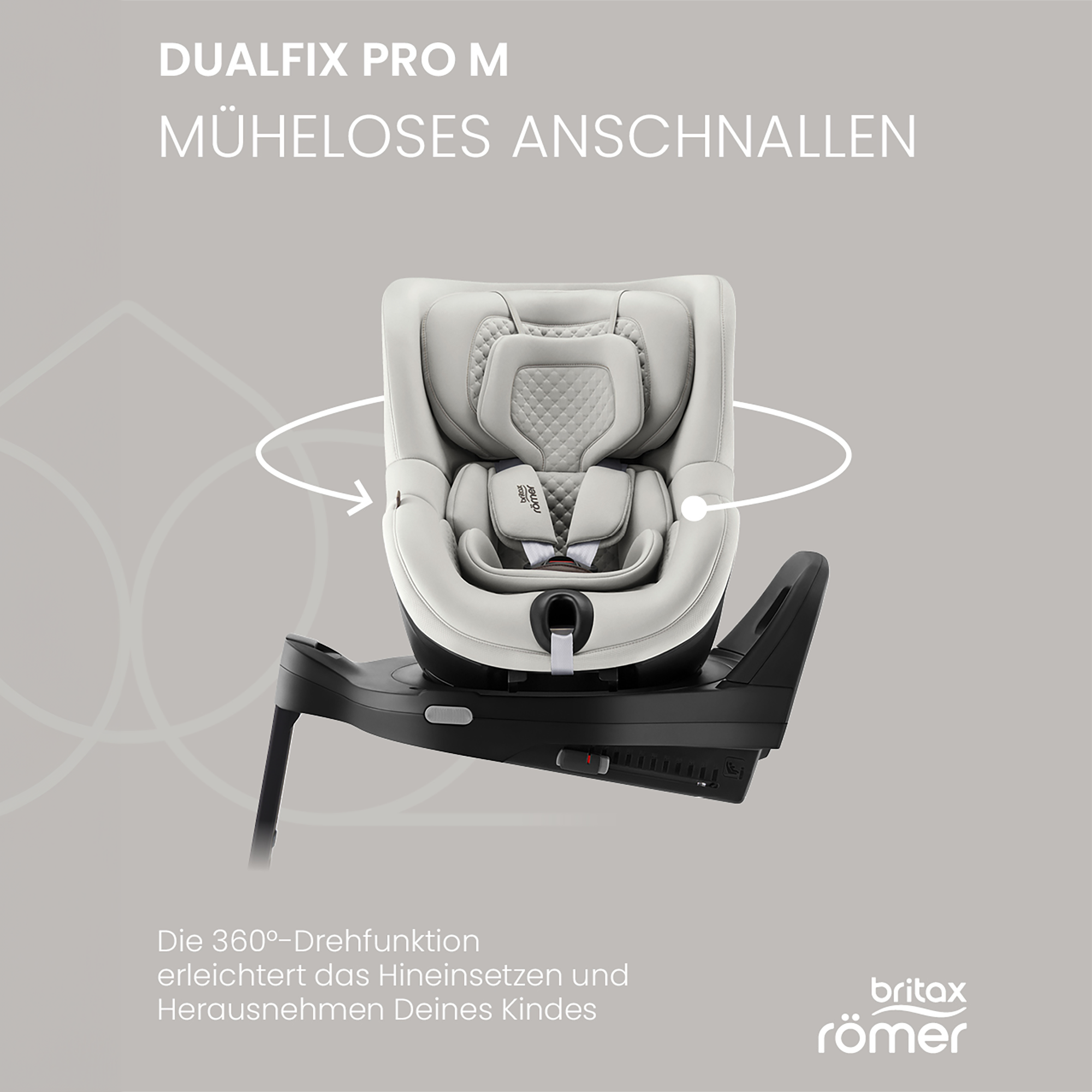 Reboarder 0-18 kg, Gruppe 0+/1, Britax Diamond, Beige – Produktansicht