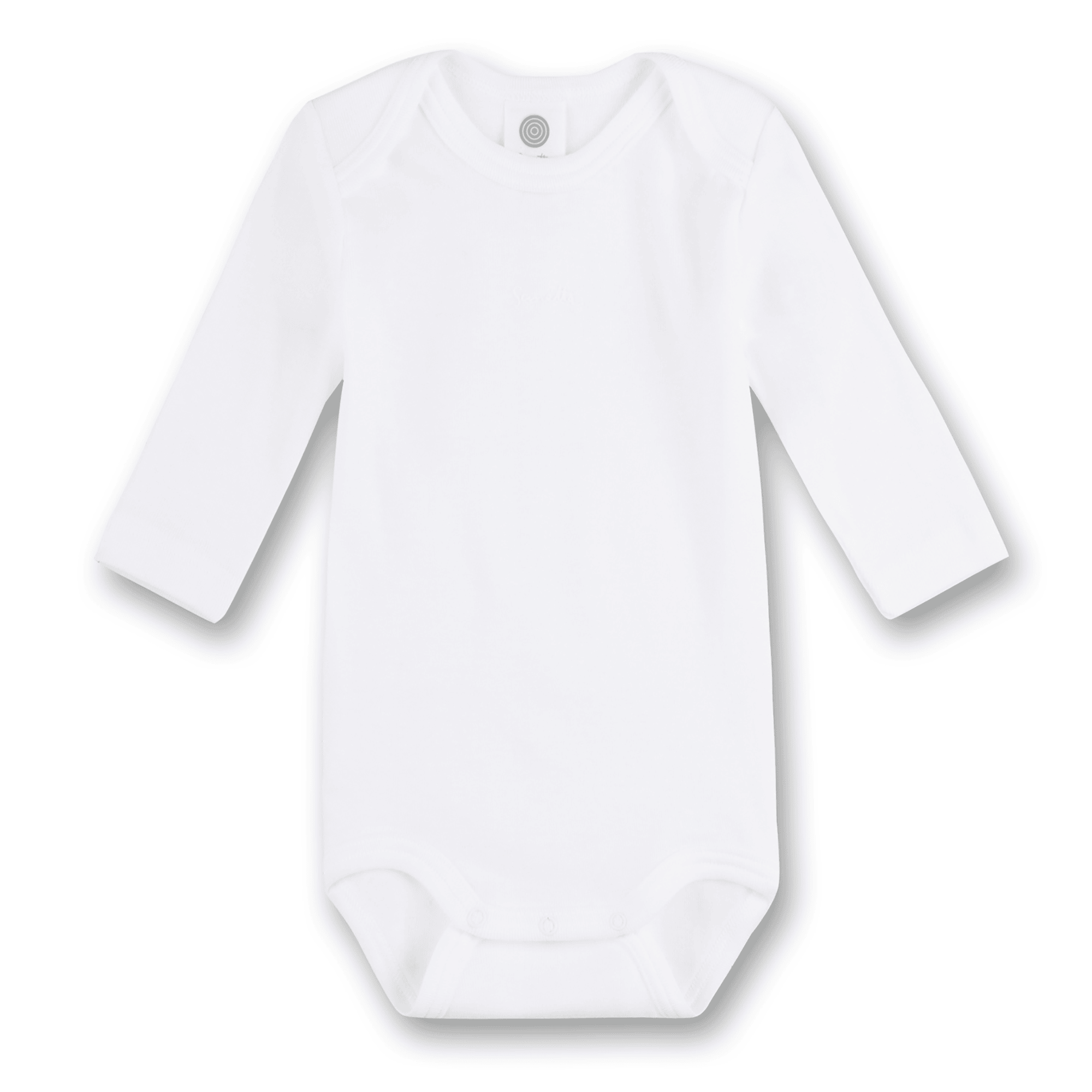 Langarmbodys, Sanetta, Weiß – Besonderheit: Feinripp-Qualität aus 100% Organic Cotton