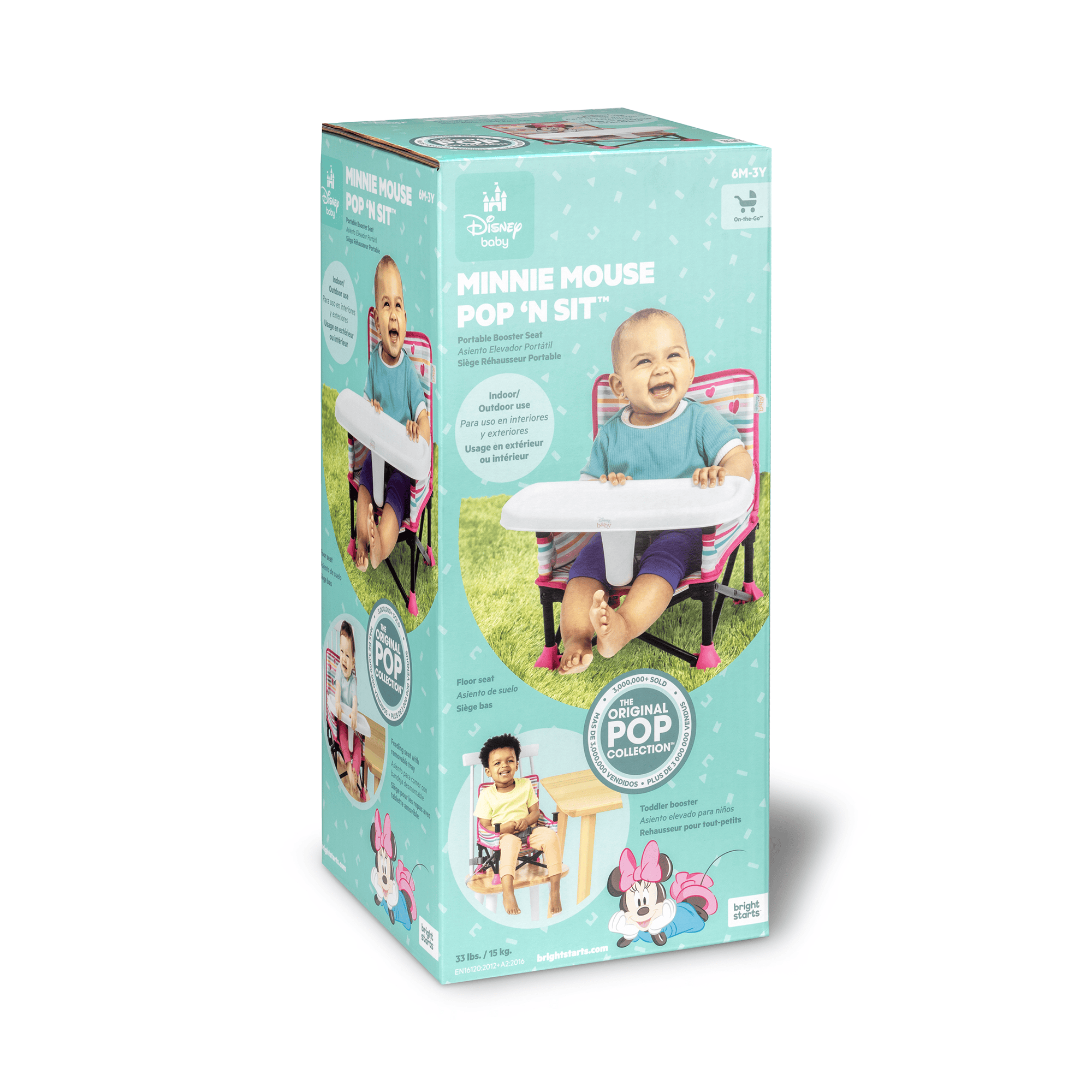 Reisehochstühle, BrightStarts, Pink – Produktansicht