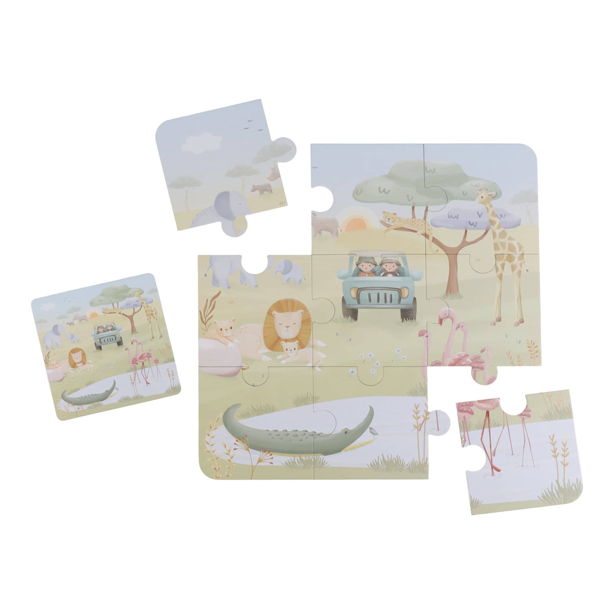 Puzzle, LITTLE DUTCH, Mehrfarbig – Produktansicht