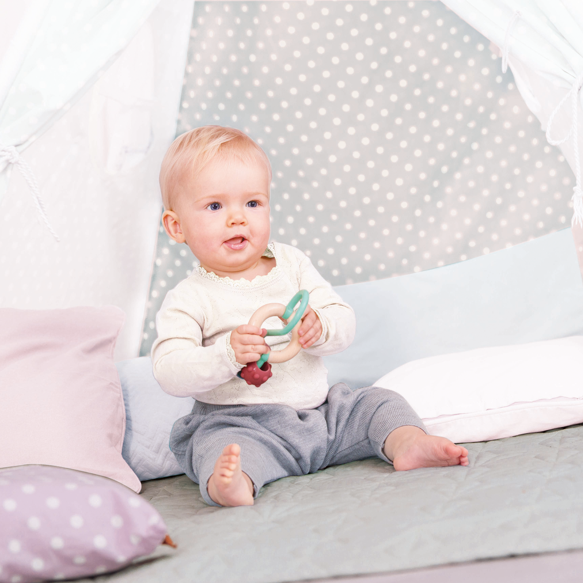 Rasseln & Greiflinge, Hape, Mehrfarbig – Produktansicht