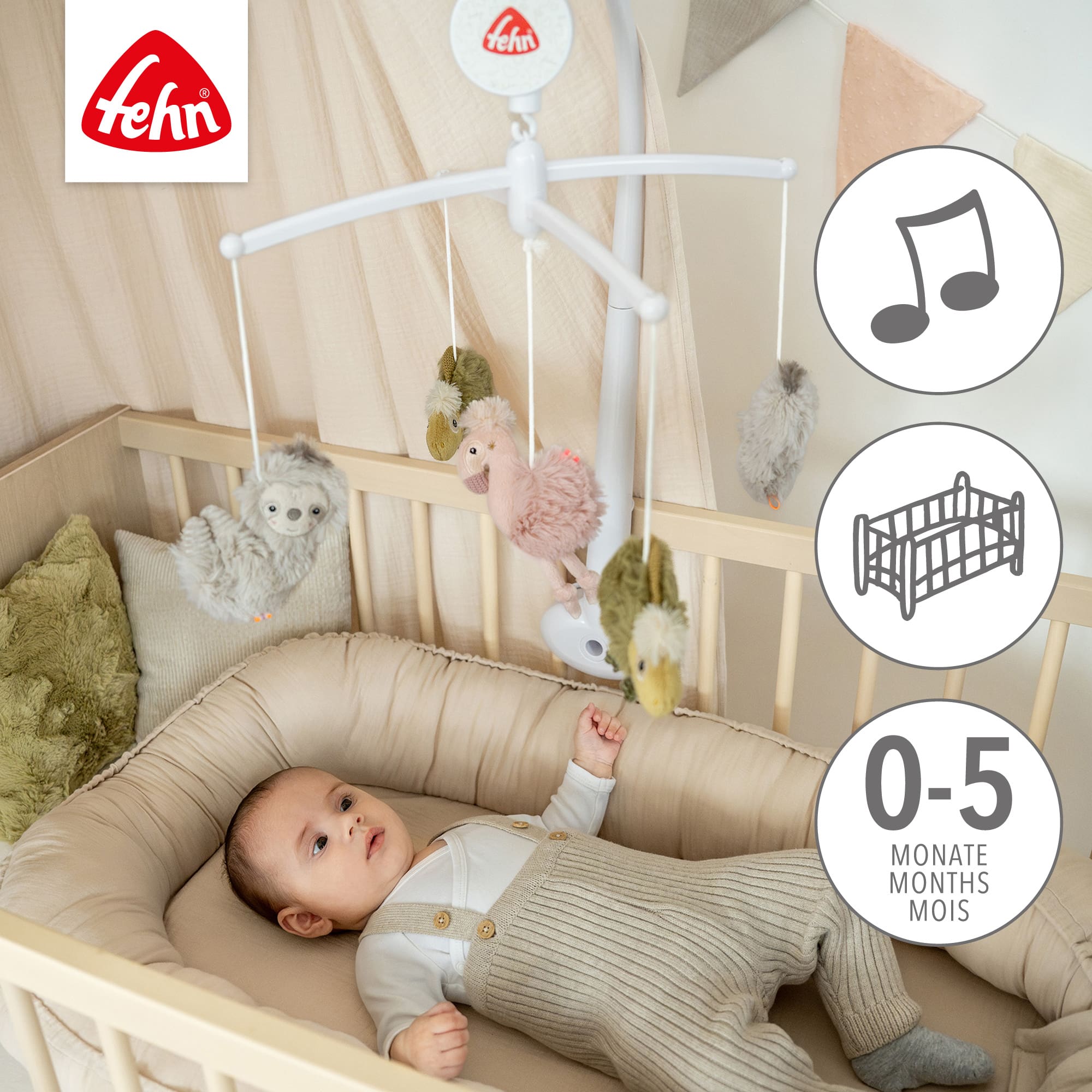 Mobilés, fehn, Mehrfarbig – Produktansicht