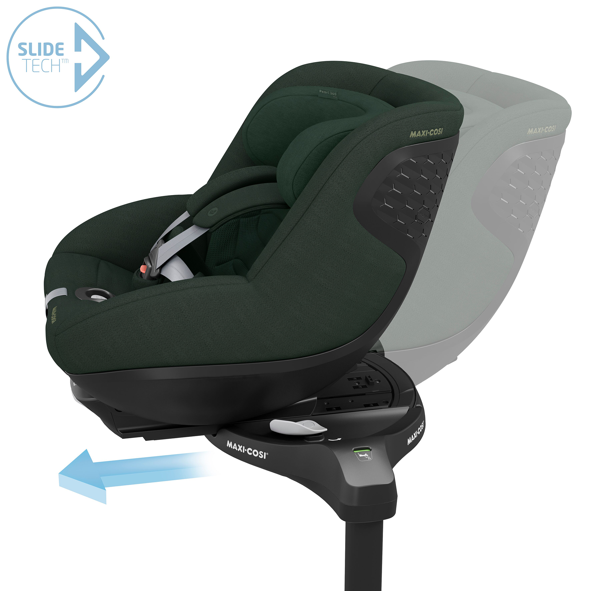 Reboarder 0-18 kg, Gruppe 0+/1, MAXI-COSI Premium, Grün – Produktansicht