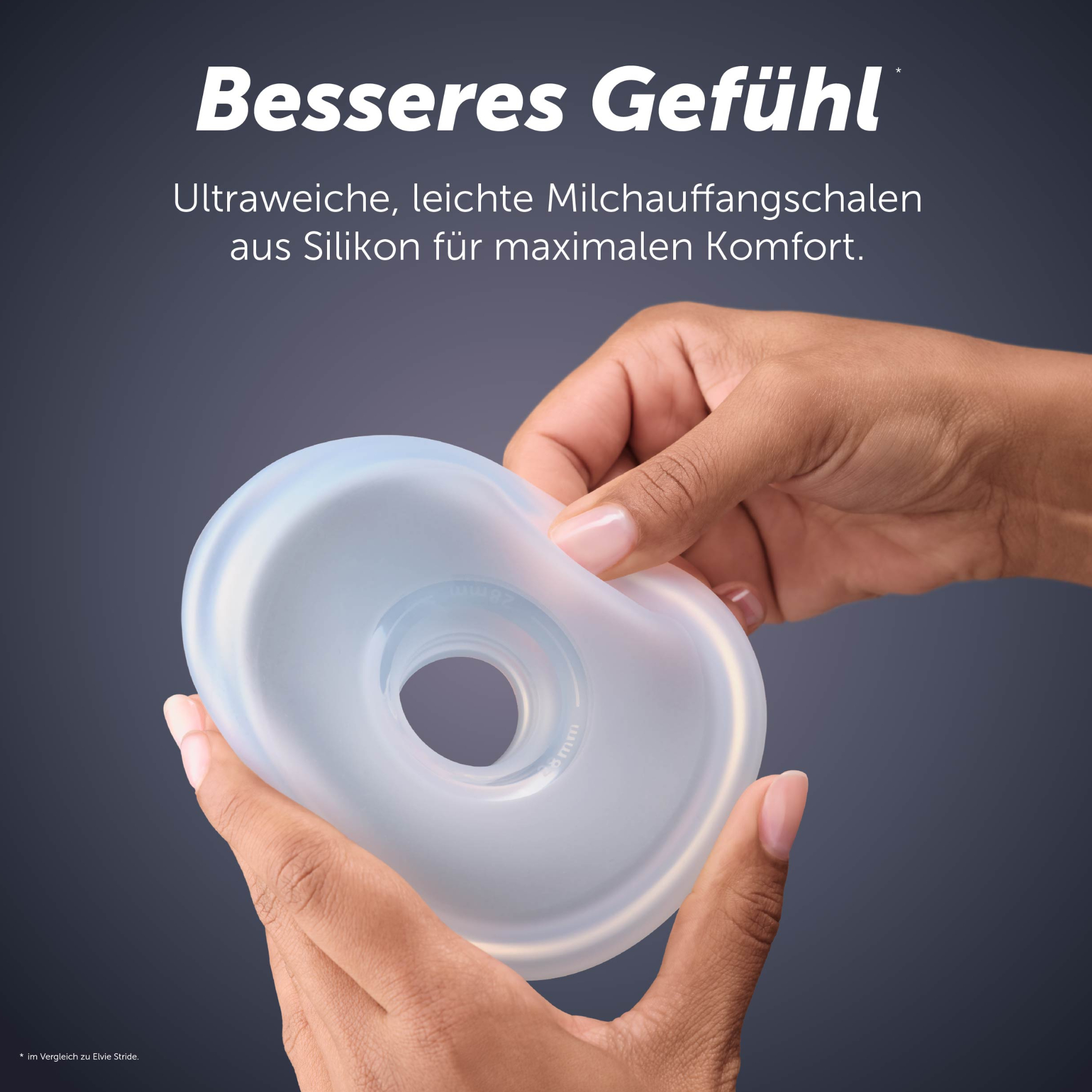 Milchpumpen, elvie, Transparent – Produktansicht