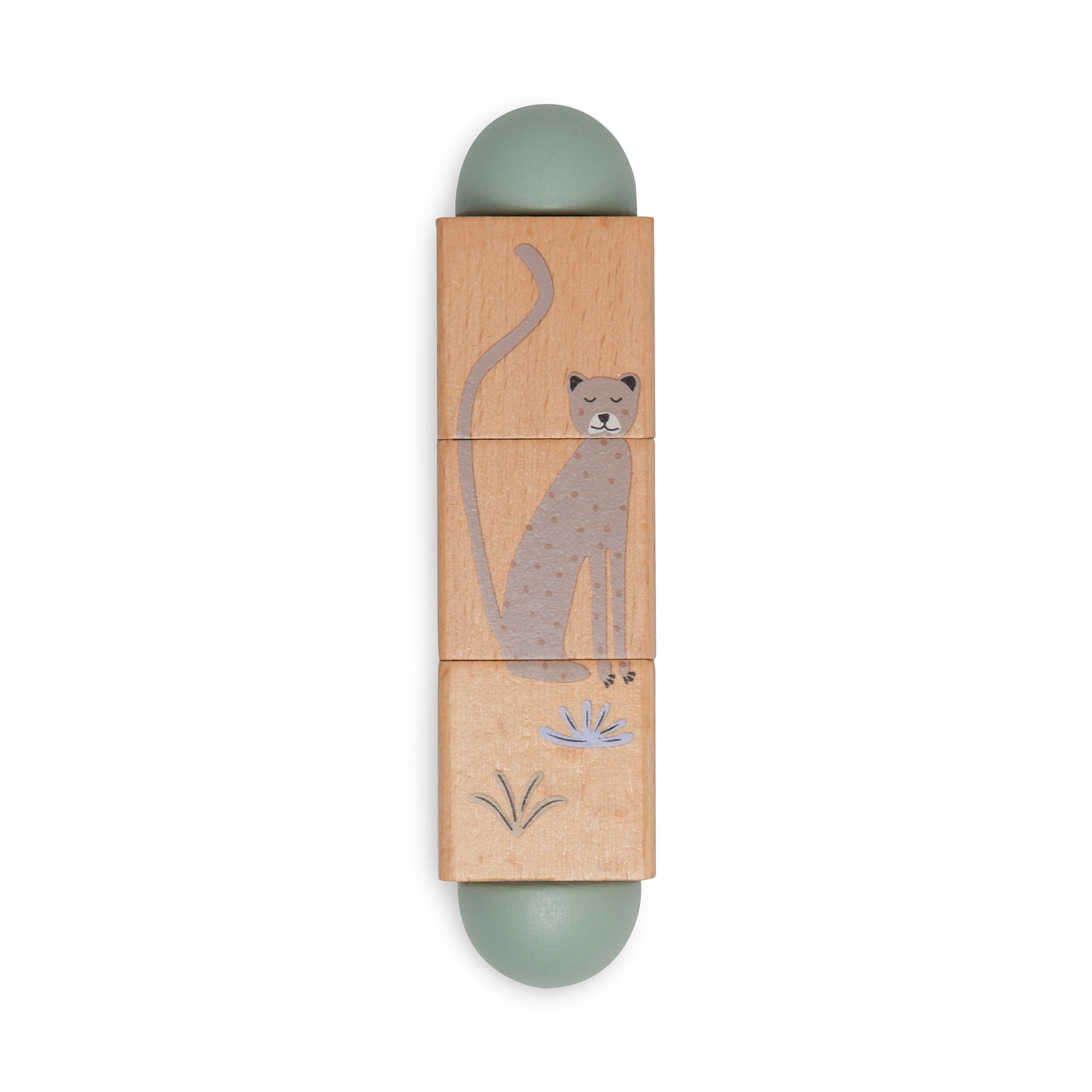 Holzpuzzle, jollein, Mehrfarbig – Produktansicht