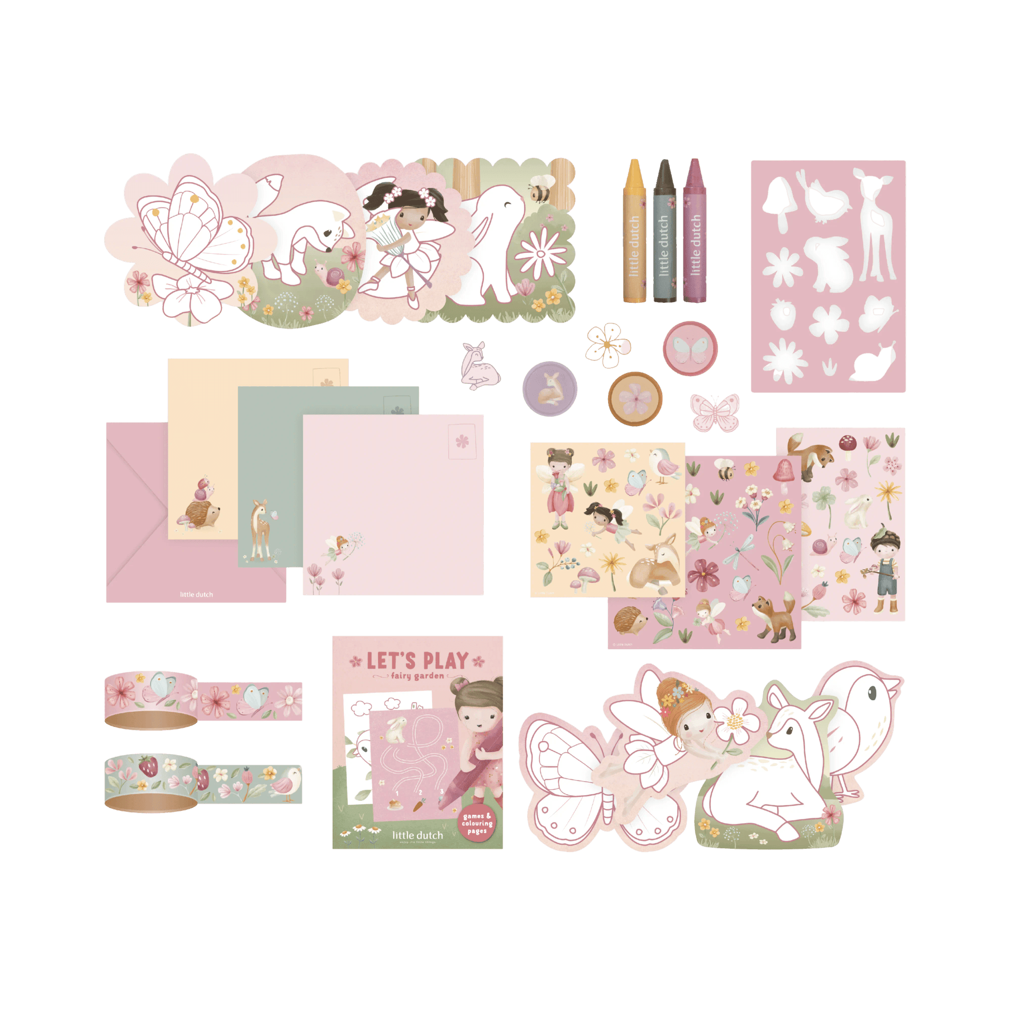Malen & Kneten, LITTLE DUTCH, Pink – Produktansicht