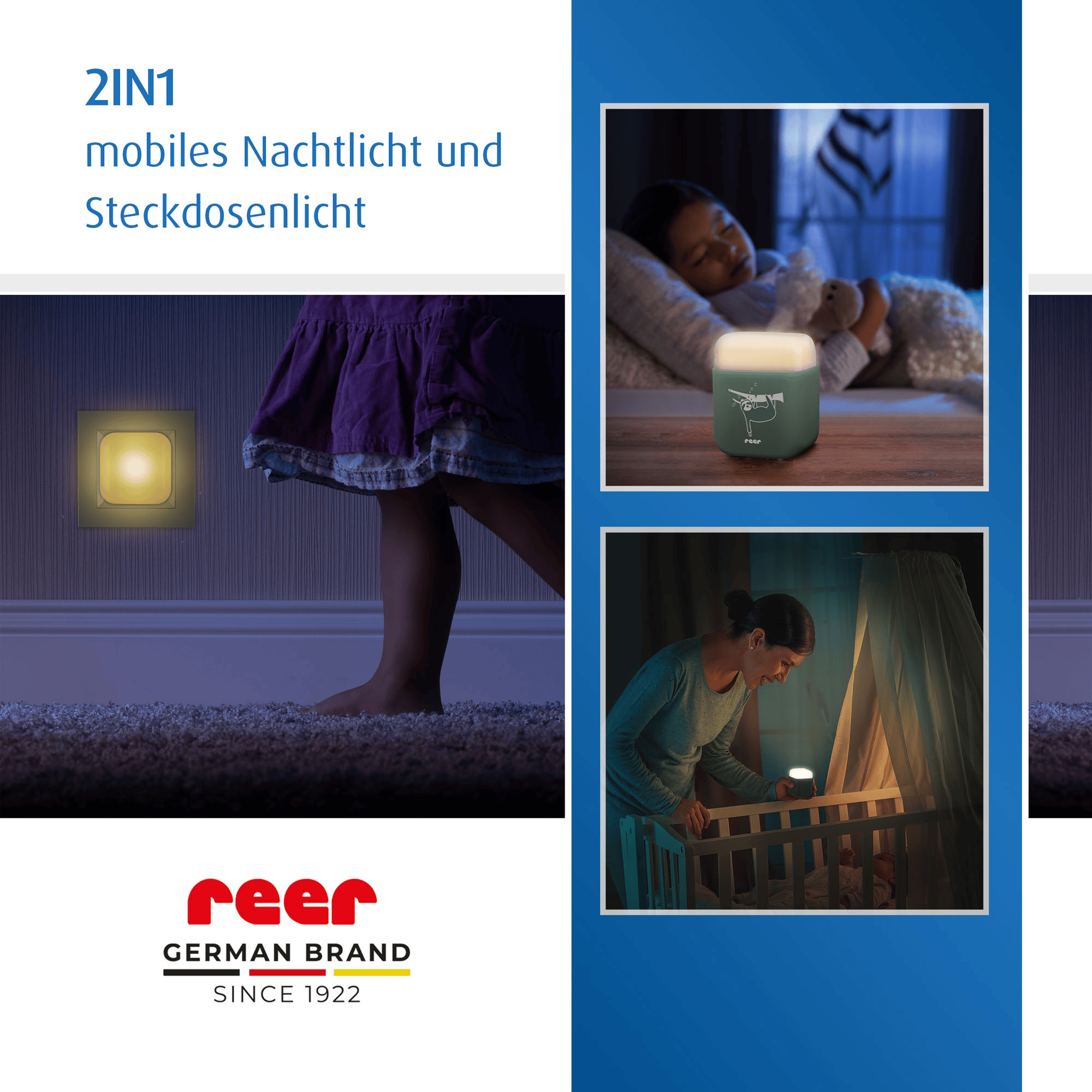 Nachtlichter, reer, Grün – Produktansicht