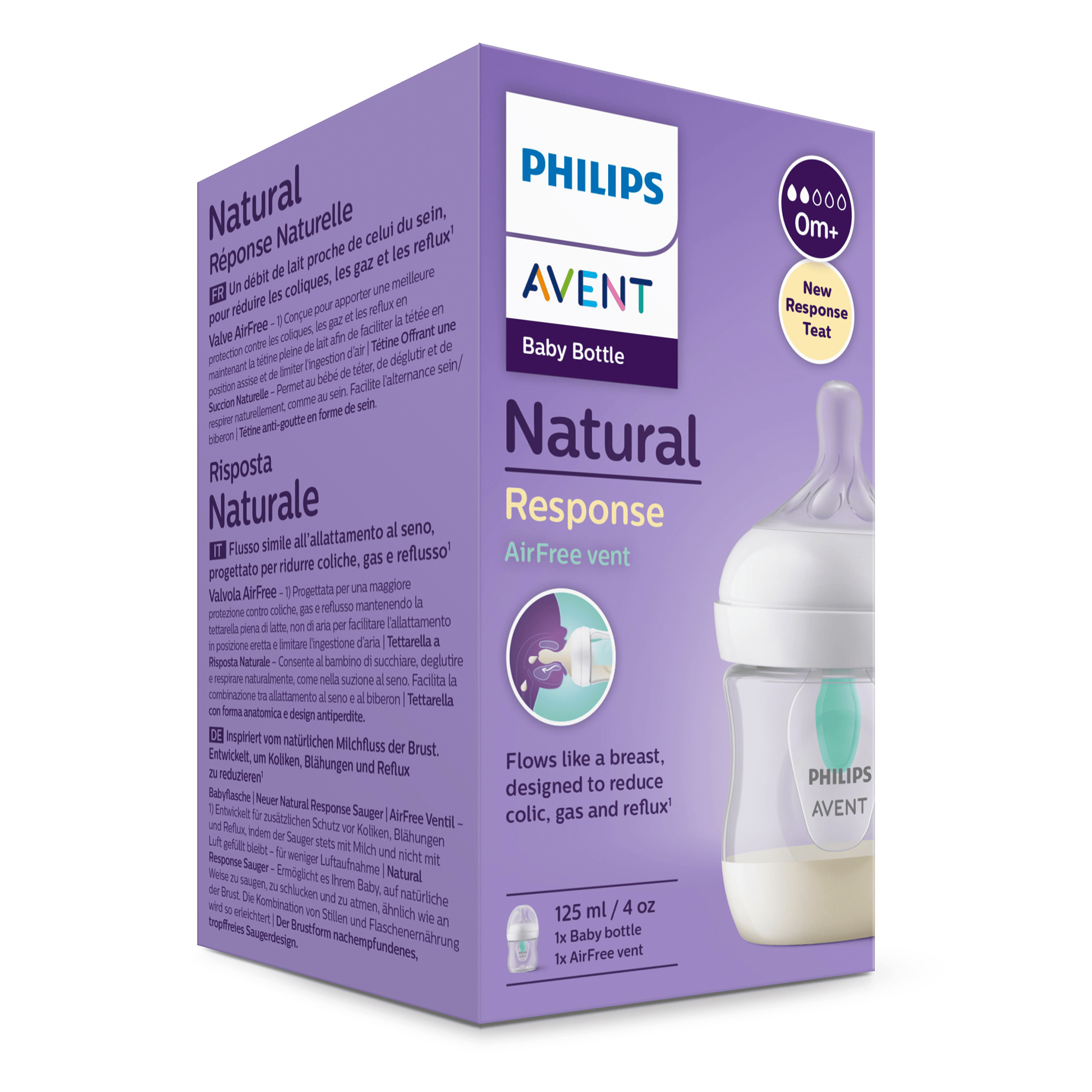 Babyfläschchen, PHILIPS AVENT, Transparent – Produktansicht