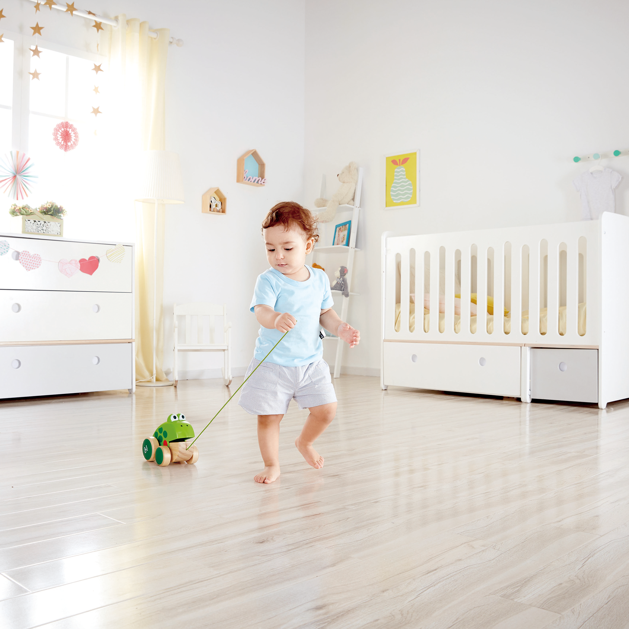 Schiebetiere, Hape, Grün – Besonderheit: motiviert zum Laufen